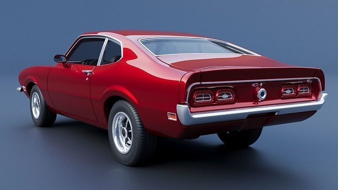 Mercury Comet 1971 3D print model 6