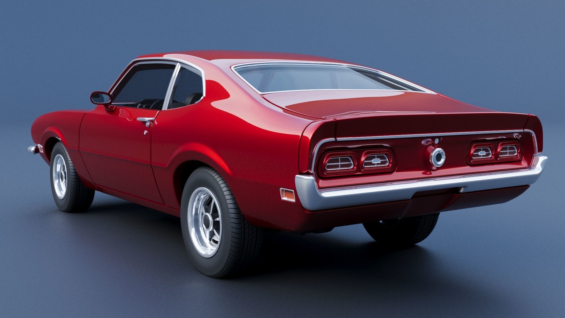 Mercury Comet 1971 3D print model_5