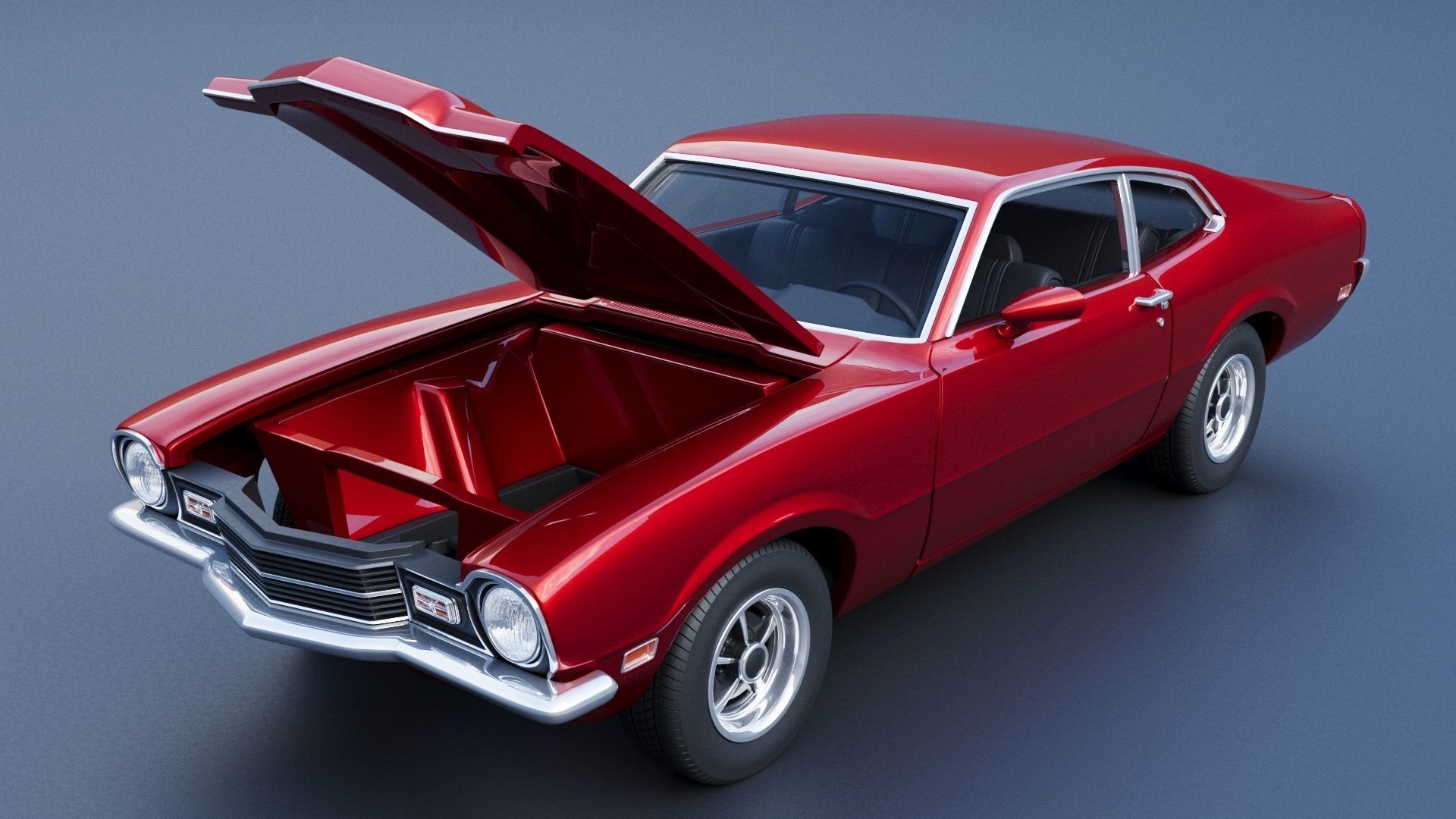Mercury Comet 1971 3D print model_12