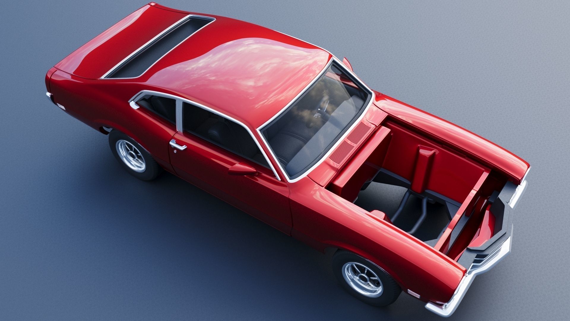 Mercury Comet 1971 3D print model_13
