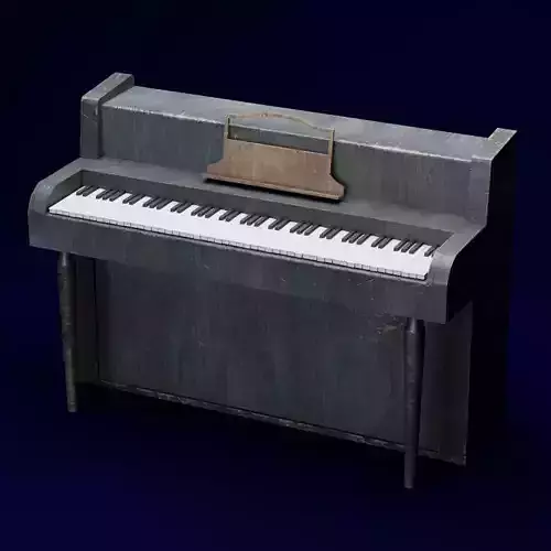 Old Standing Piano