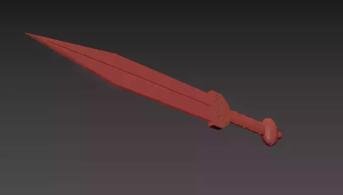 Roman Pompeiian Gladius 3D print model