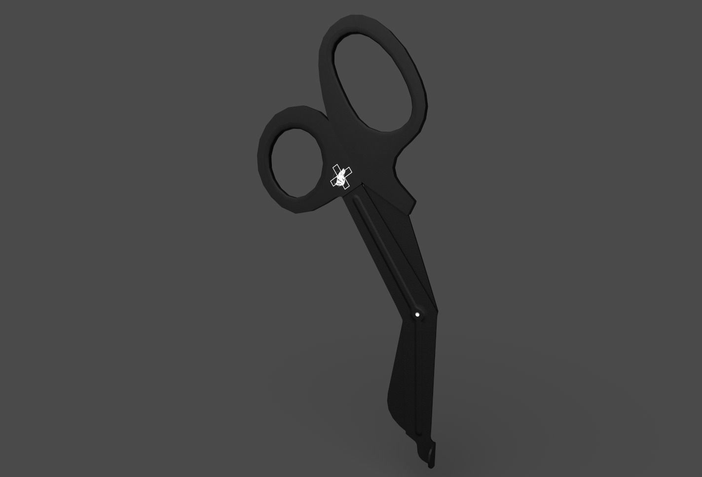 Spiritus Systems Trauma Shears Free low-poly 3D model_2