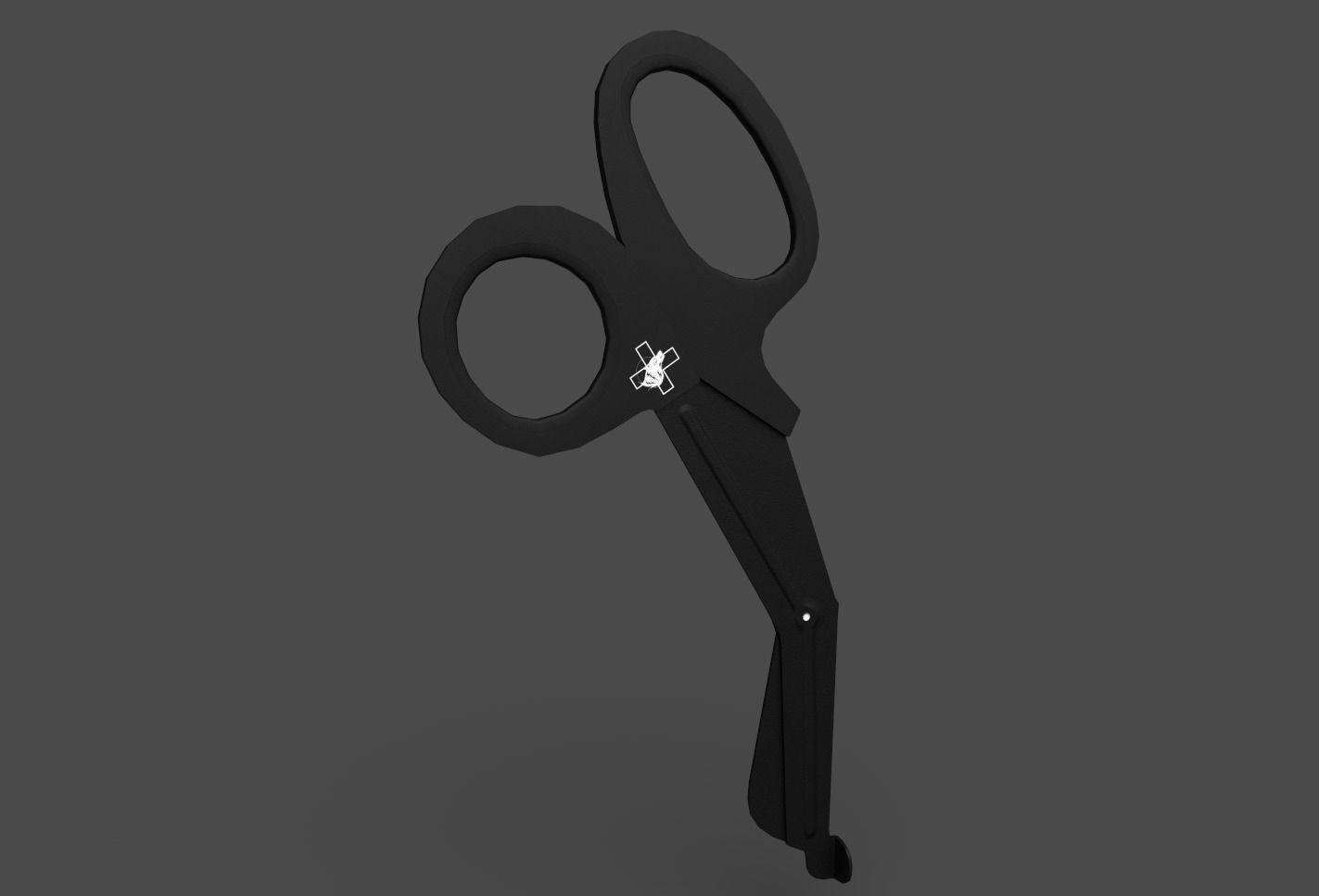 Spiritus Systems Trauma Shears Free low-poly 3D model_1