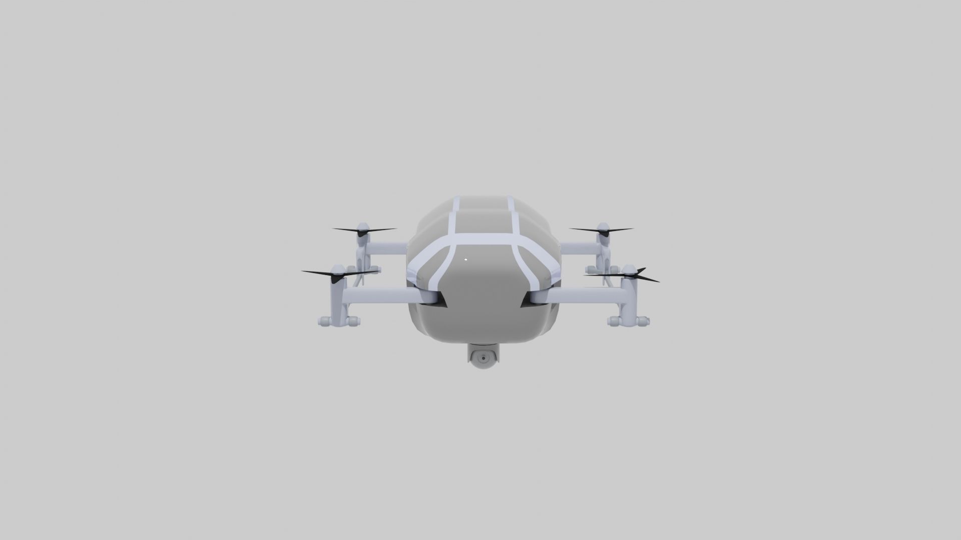 Sci-fi Drone 3D model_5