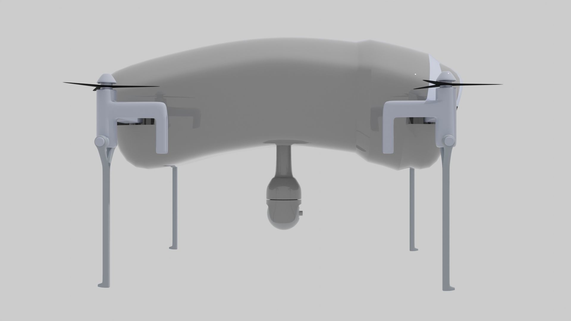 Sci-fi Drone 3D model_7