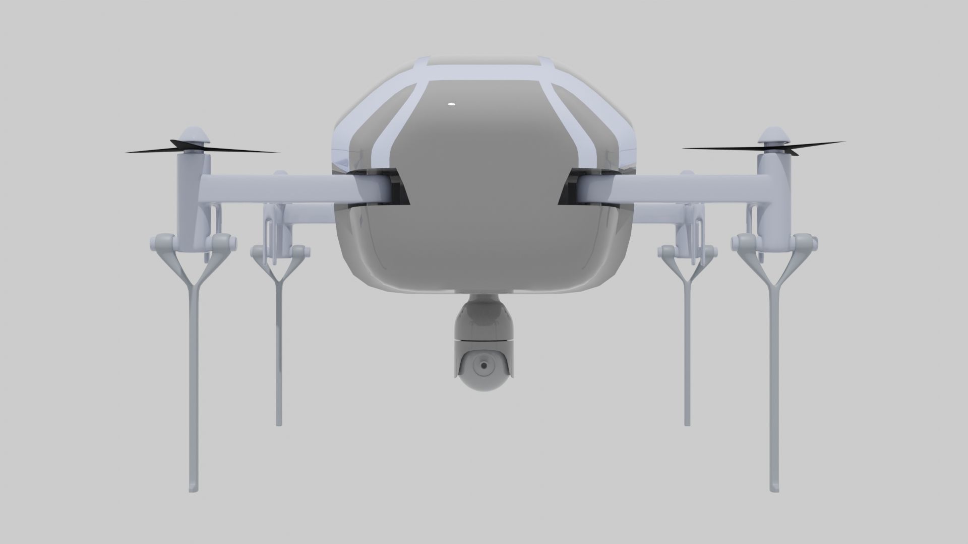 Sci-fi Drone 3D model_6