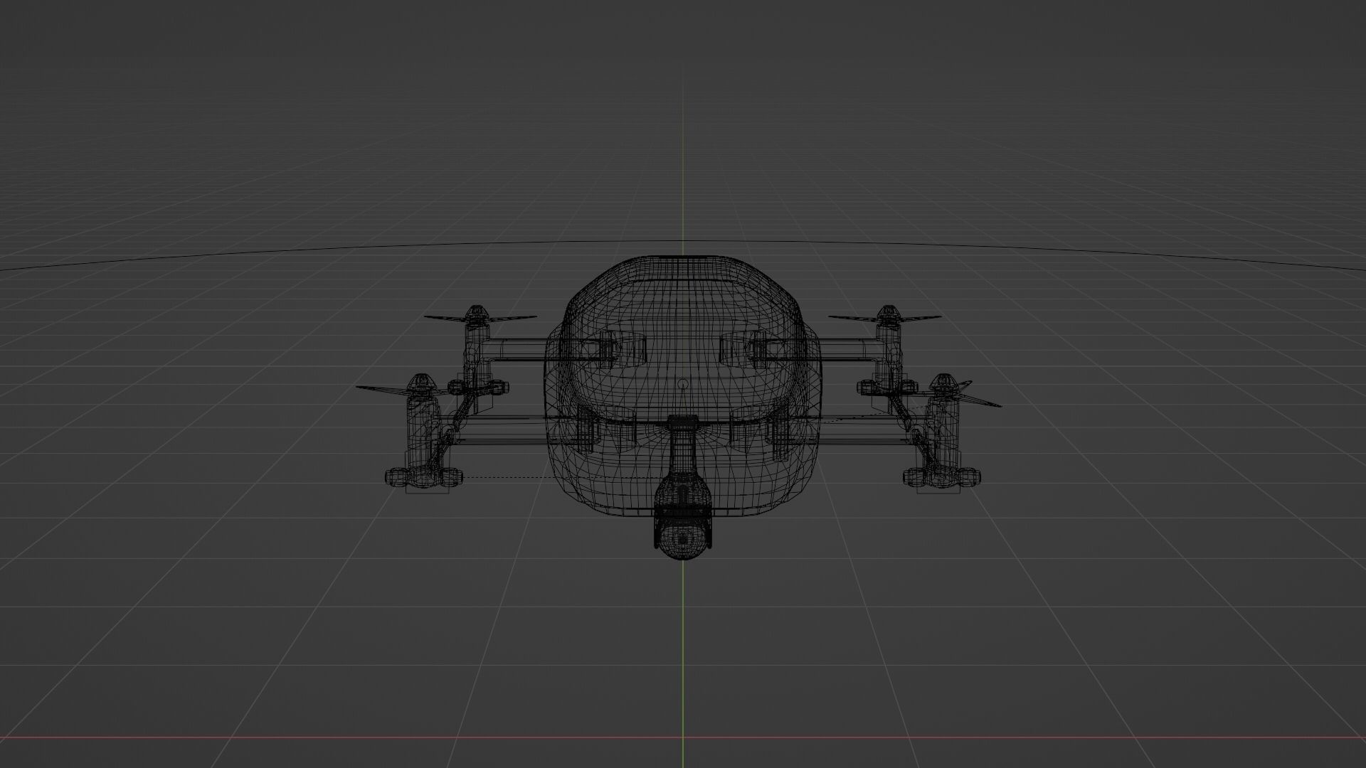 Sci-fi Drone 3D model_14