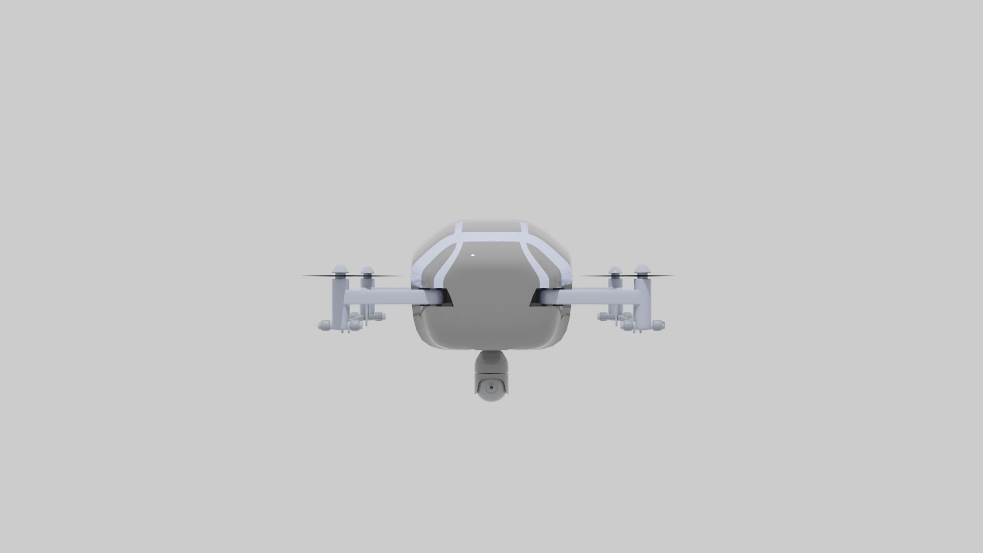 Sci-fi Drone 3D model_1