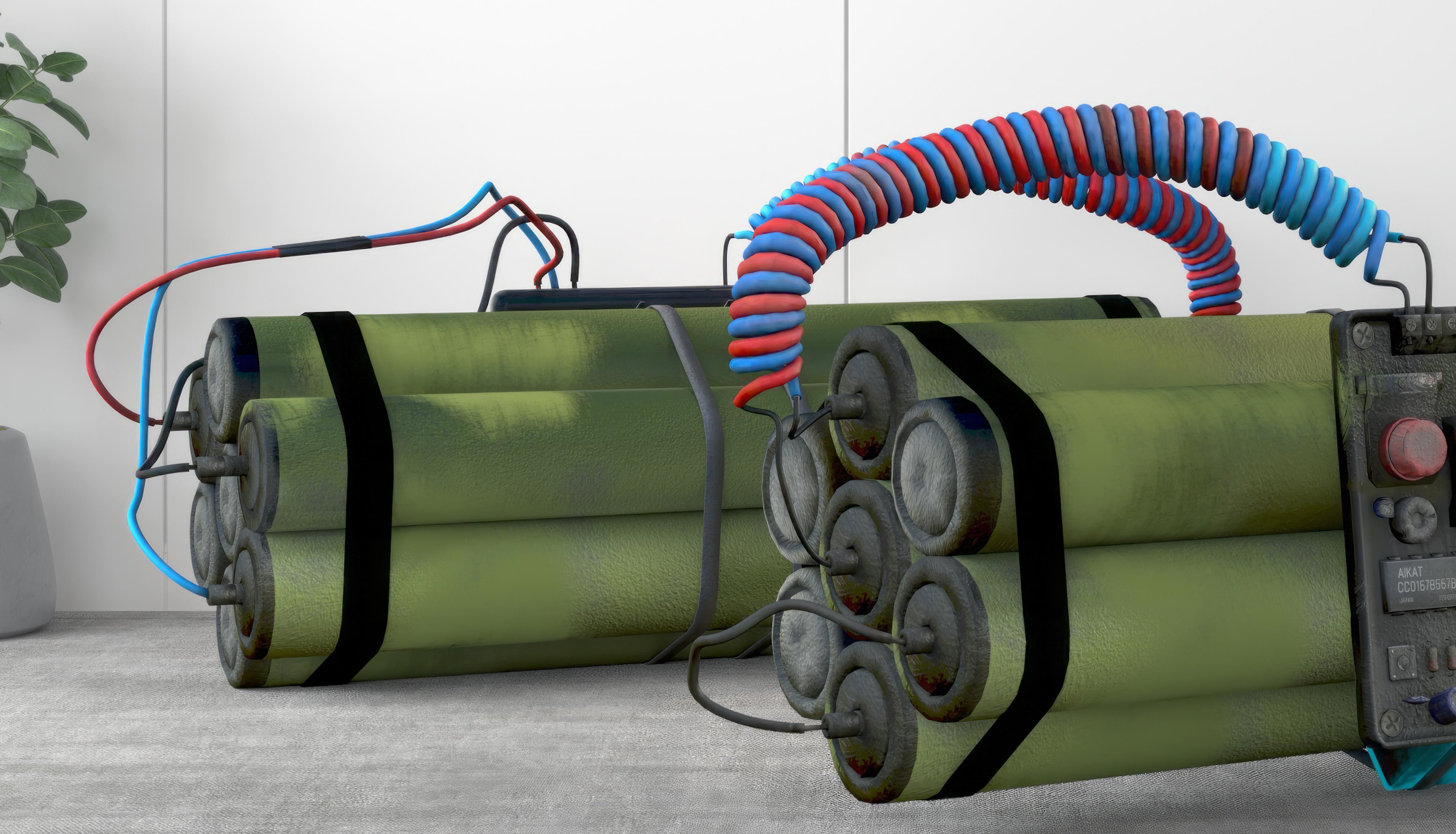 Modern Equipment monomer equipment Bomb 3D model_3