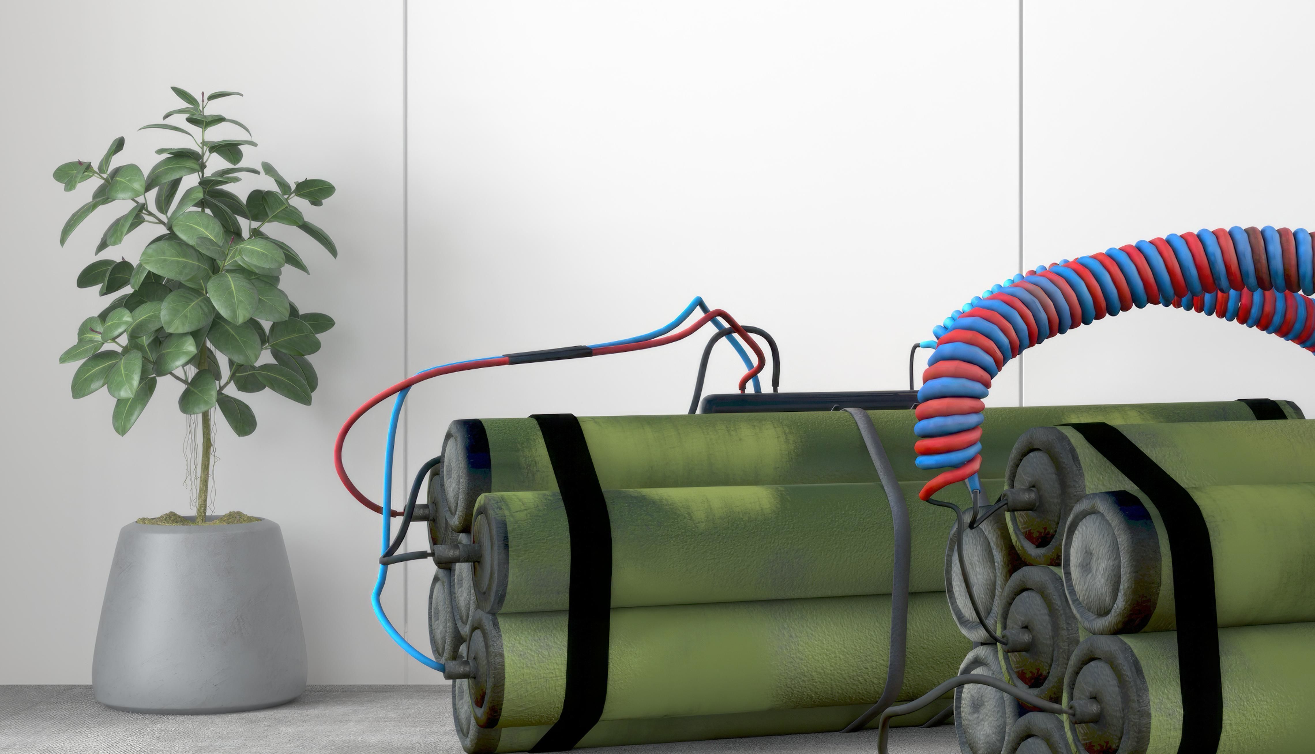 Modern Equipment monomer equipment Bomb 3D model_4