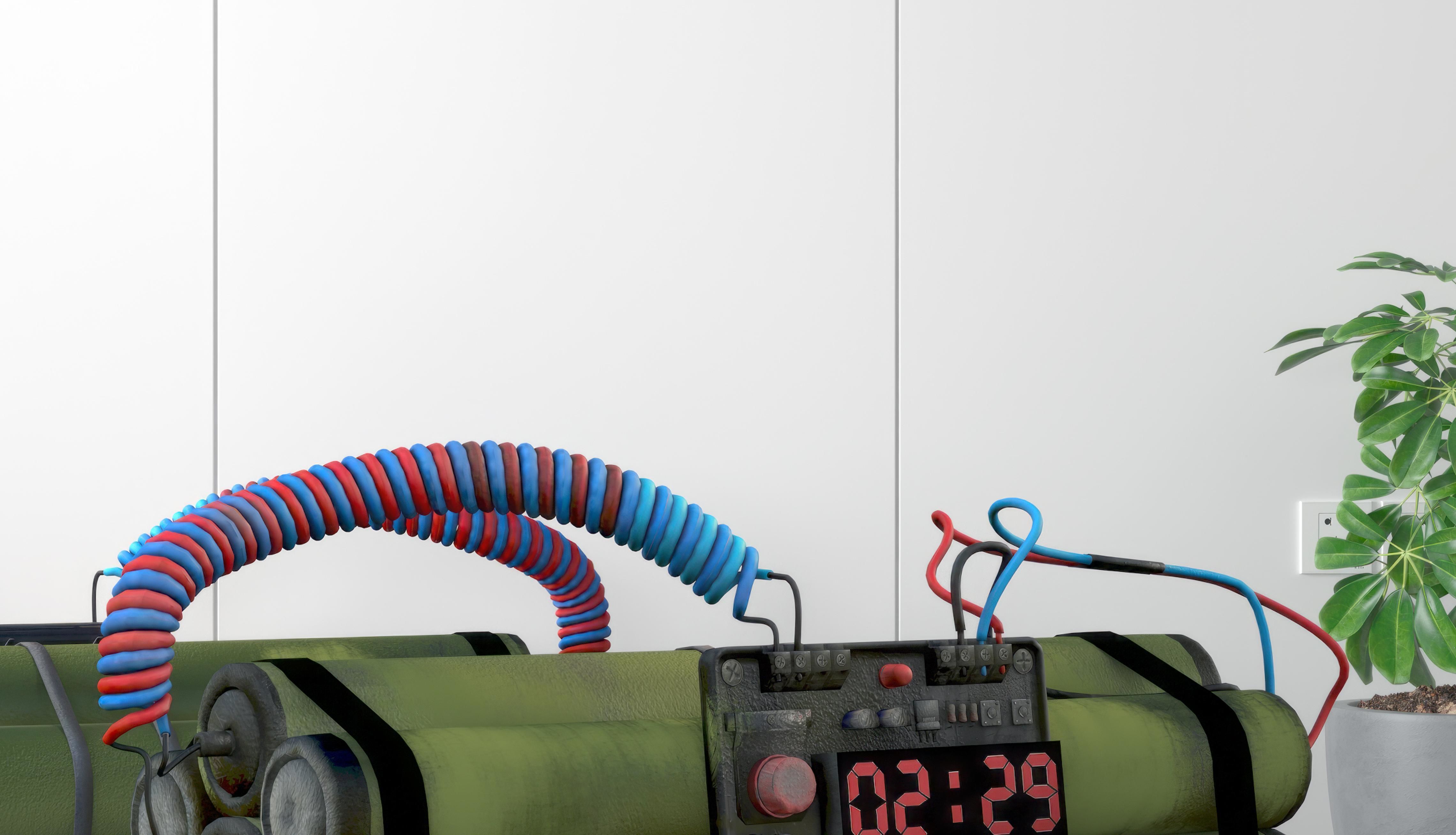 Modern Equipment monomer equipment Bomb 3D model_2