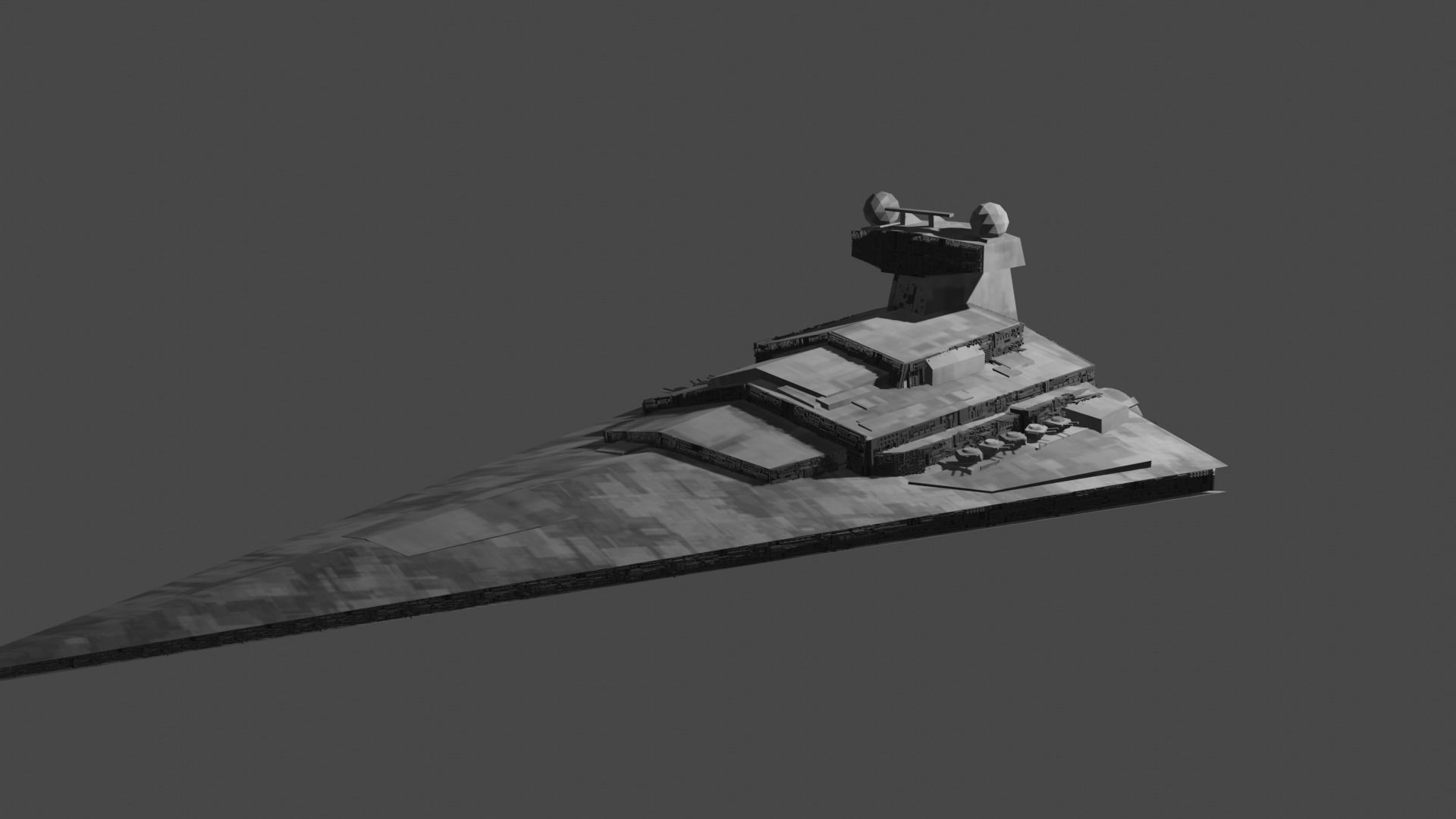 STAR WARS STAR DESTROYER Low-poly 3D model_8