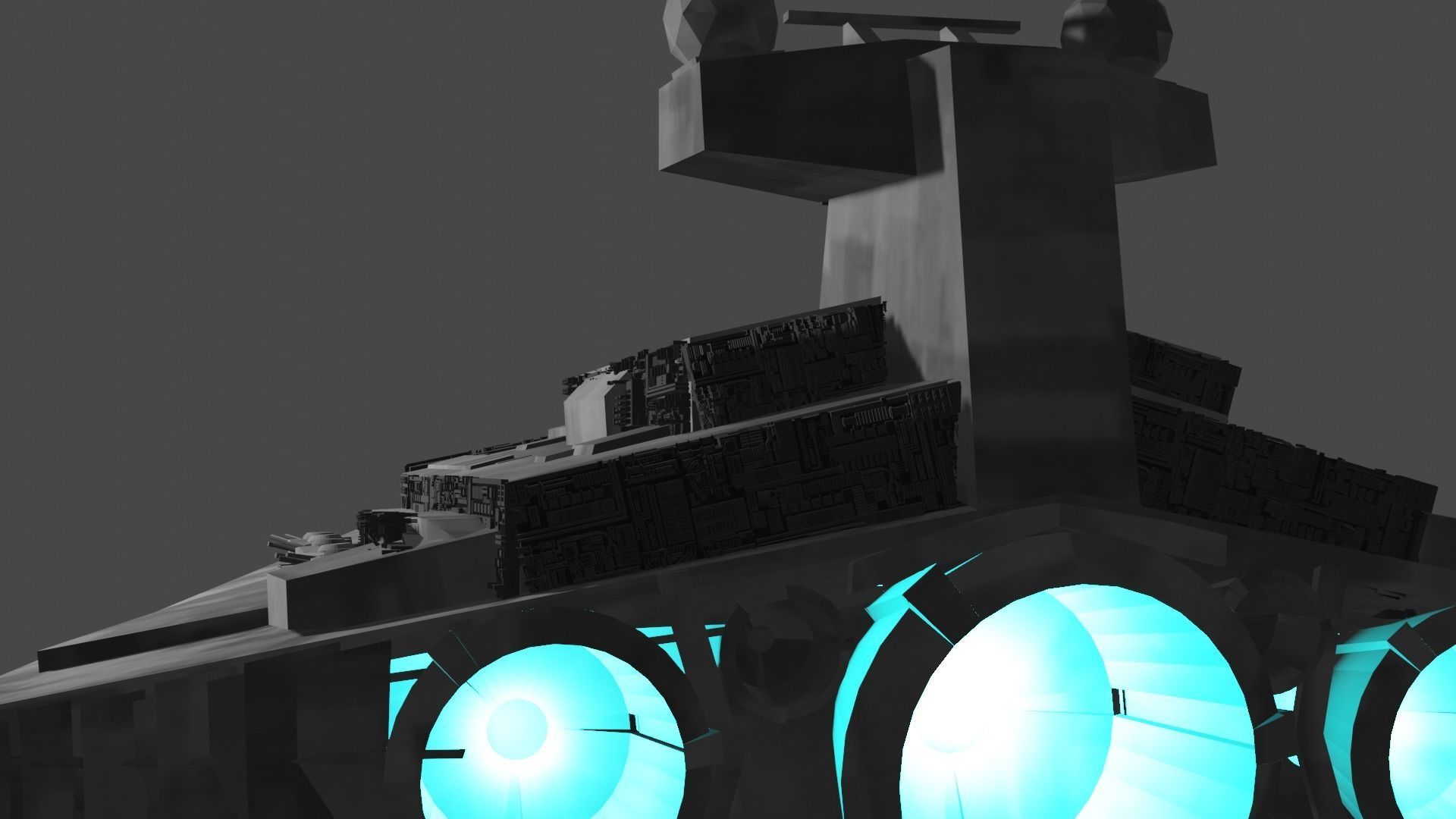 STAR WARS STAR DESTROYER Low-poly 3D model_7