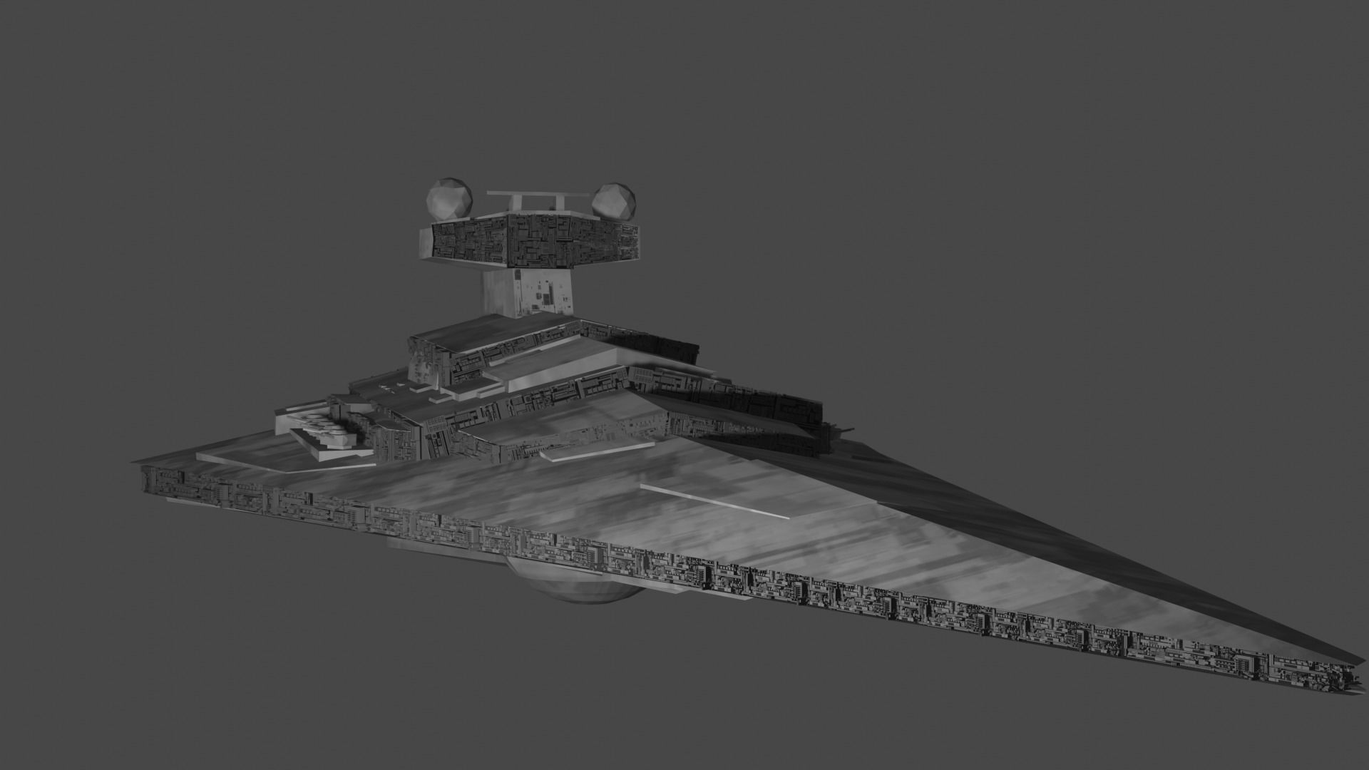 STAR WARS STAR DESTROYER Low-poly 3D model_6