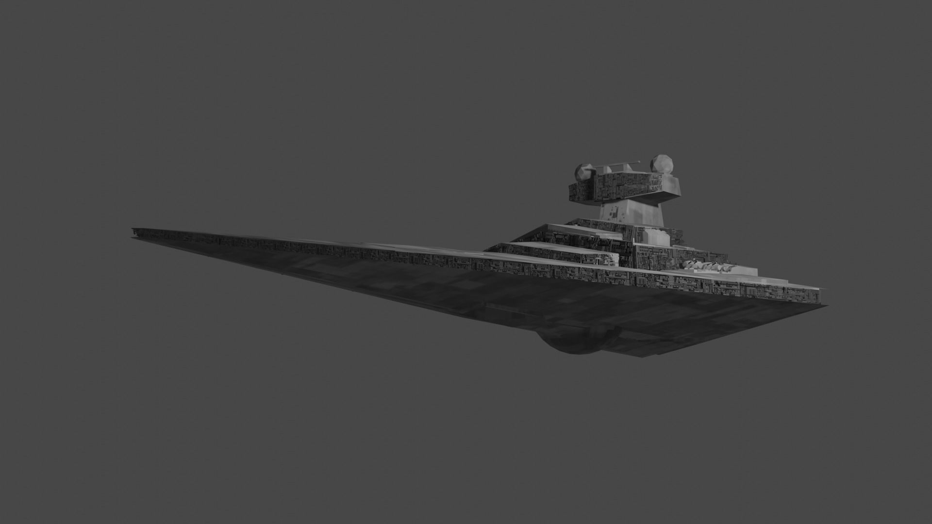 STAR WARS STAR DESTROYER Low-poly 3D model_3
