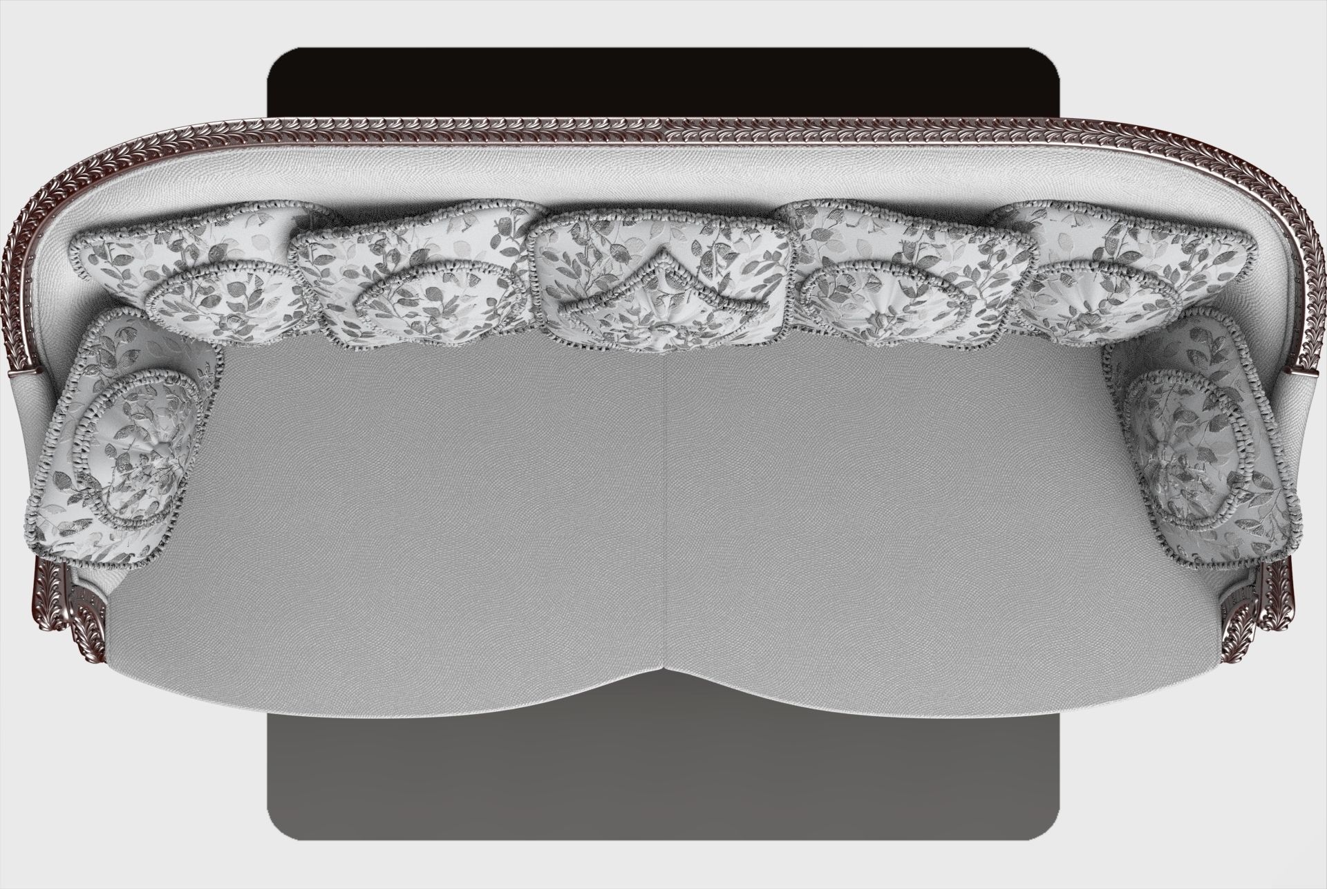 Carved canape for cnc 1 3D model_6