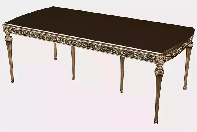 Carved dinner table for cnc 1