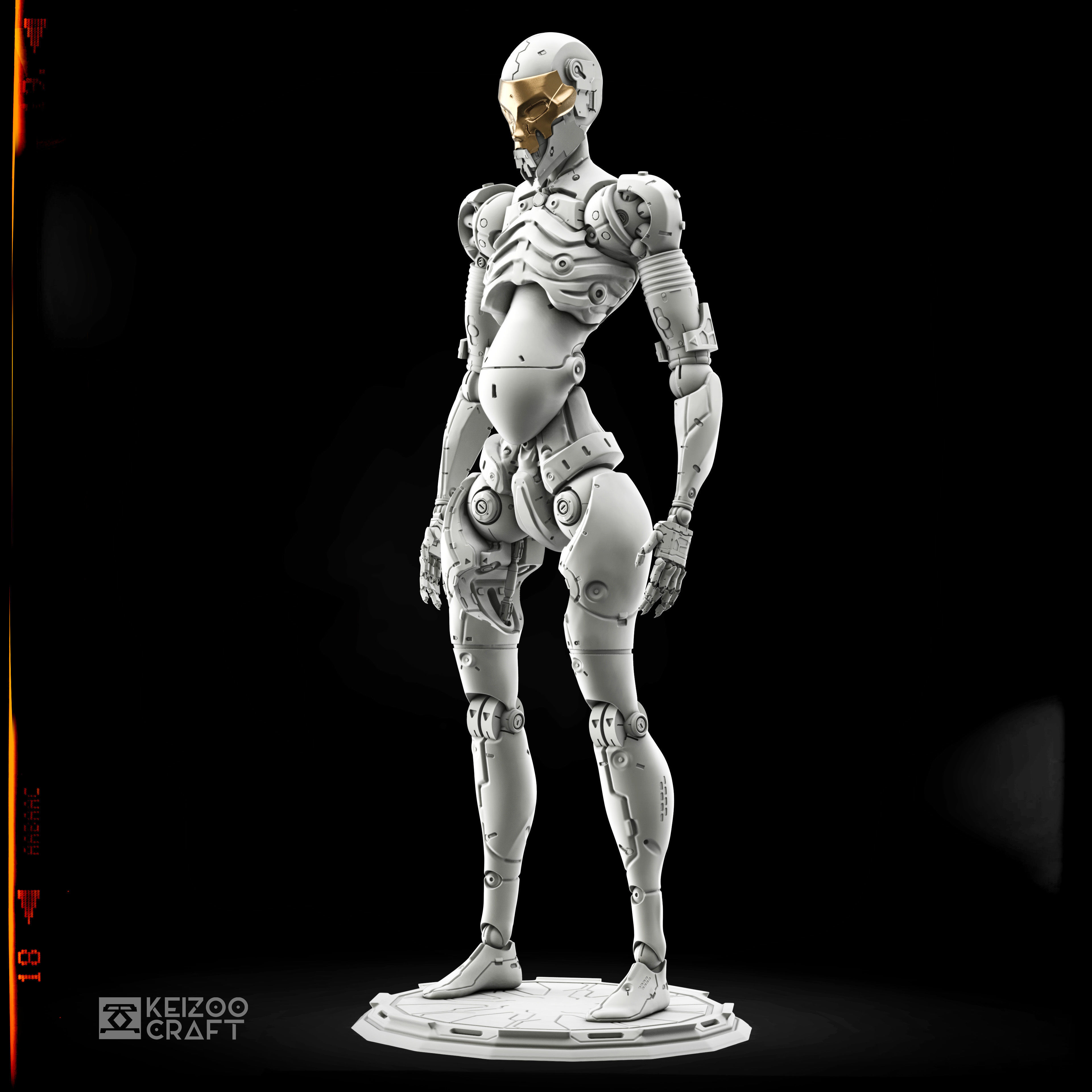 ADAM ROBOT-Cybernetist Zbrush 3D model-STL FILE FOR 3D PRINT 3D print model_4