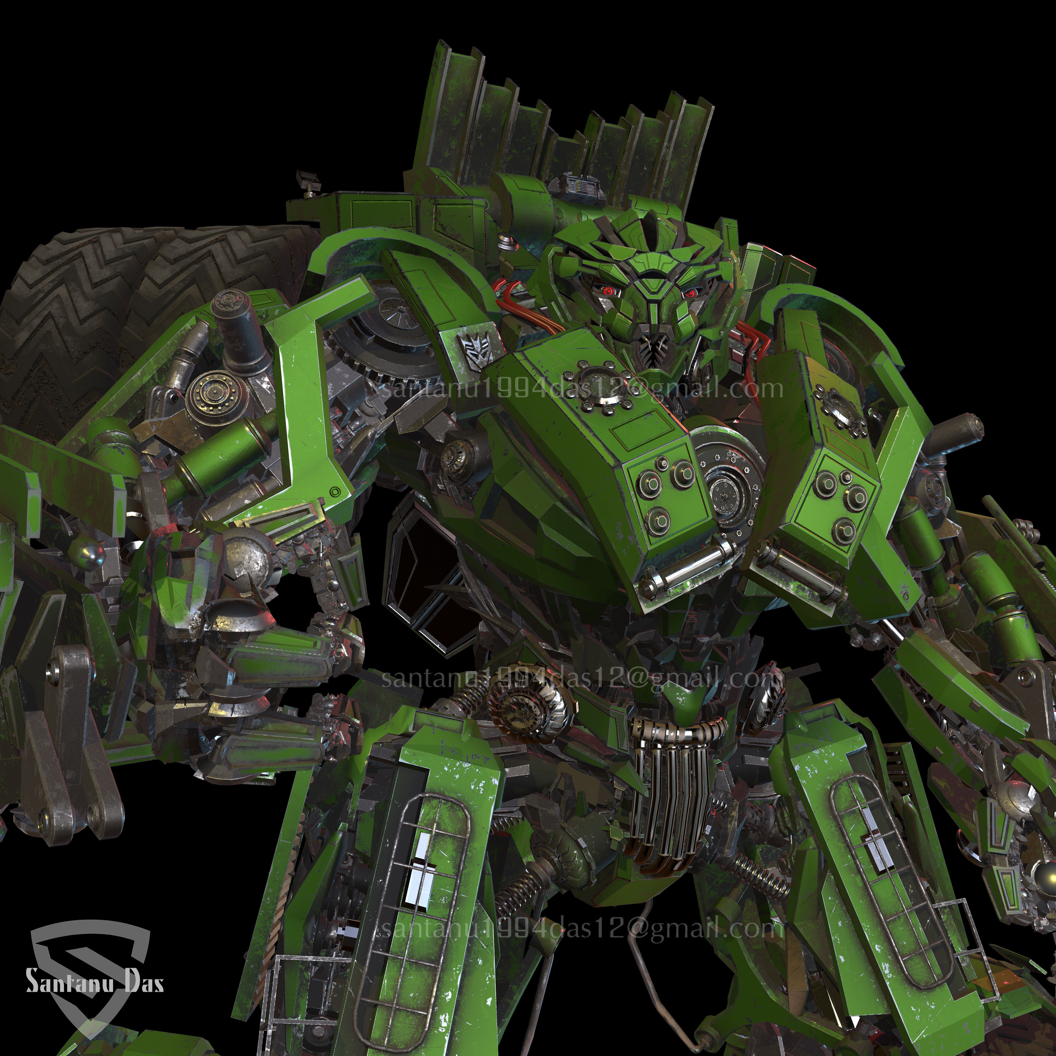 Log Haul Transformers for Animation and Game Low-poly 3D model_11