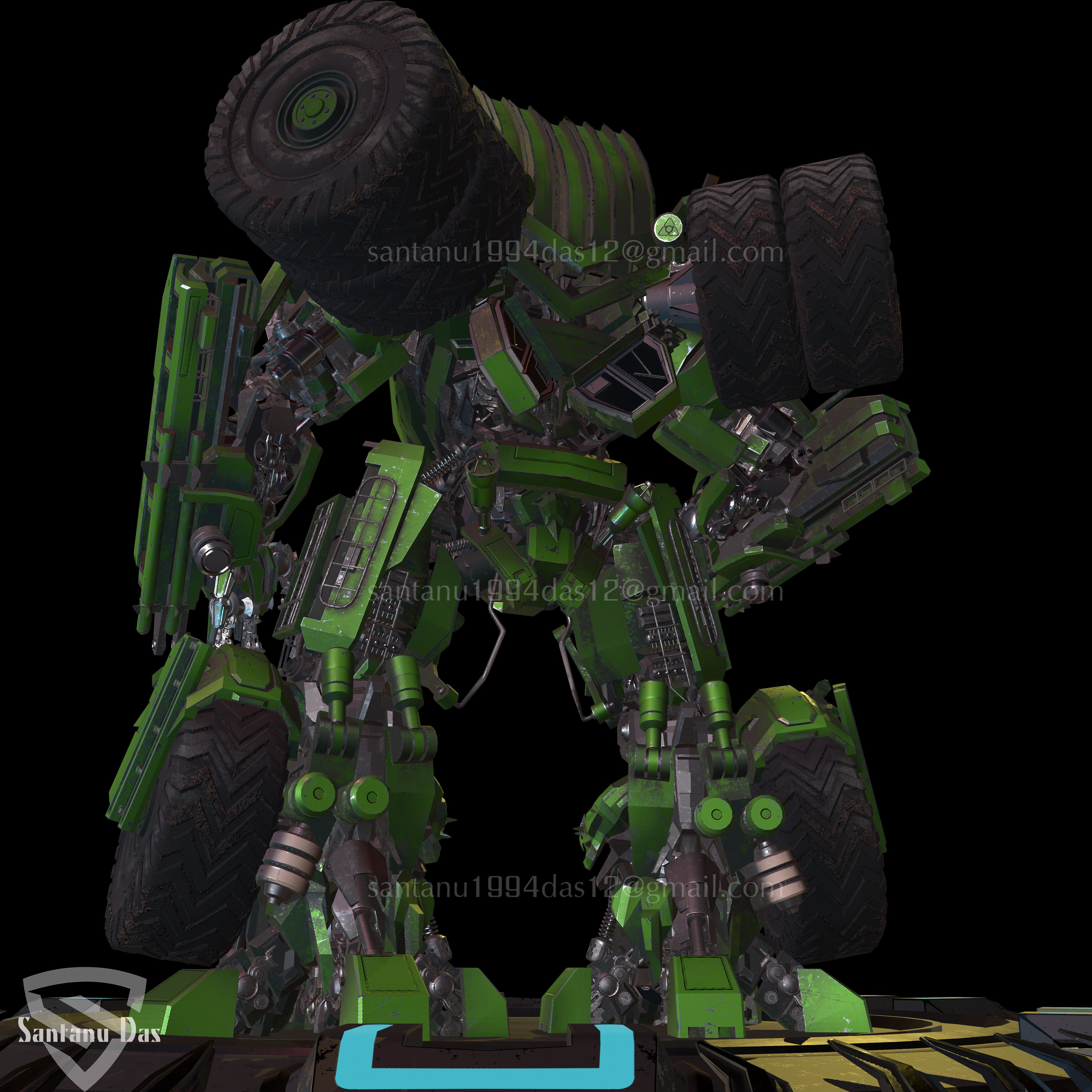 Log Haul Transformers for Animation and Game Low-poly 3D model_17