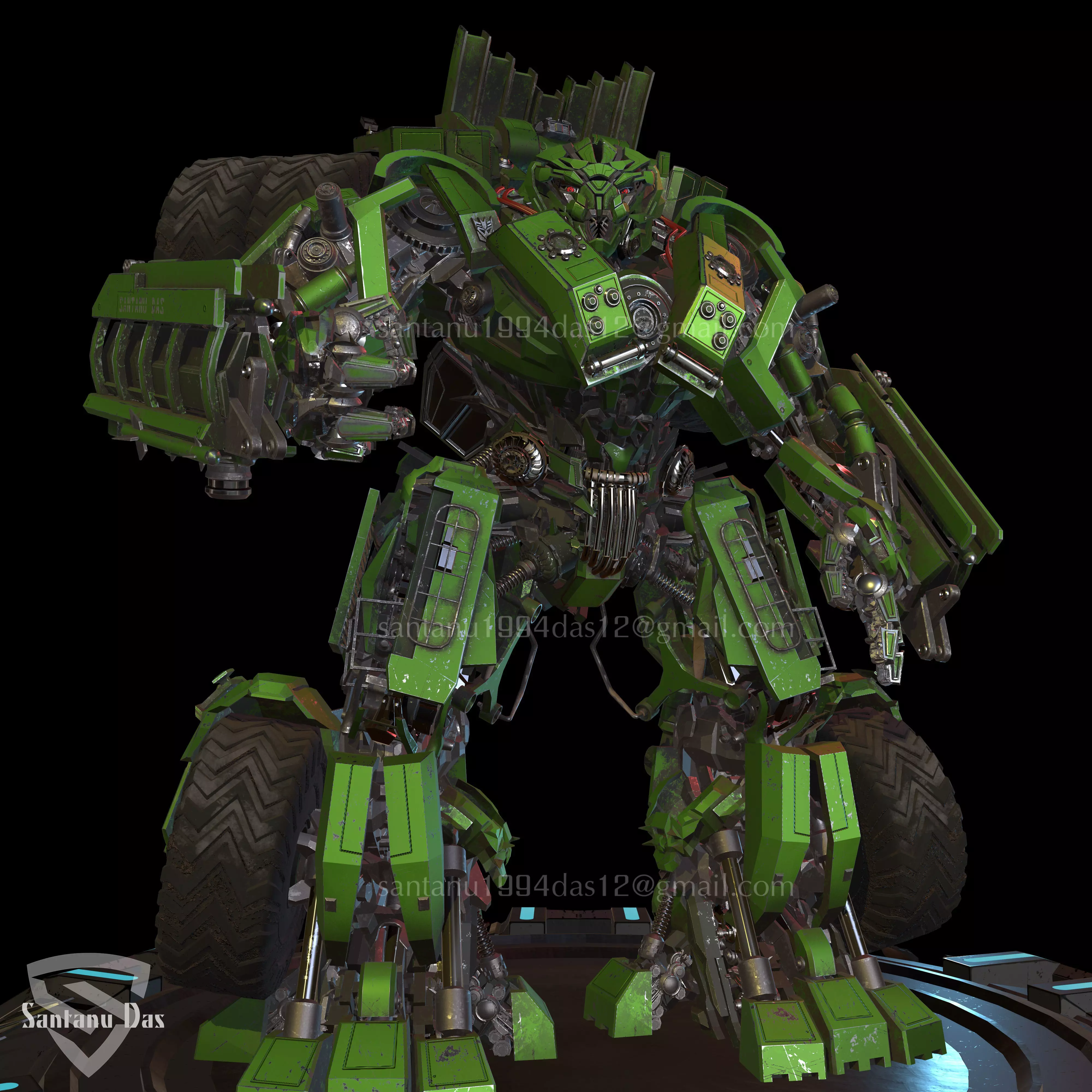 Log Haul Transformers for Animation and Game Low-poly 3D model_0