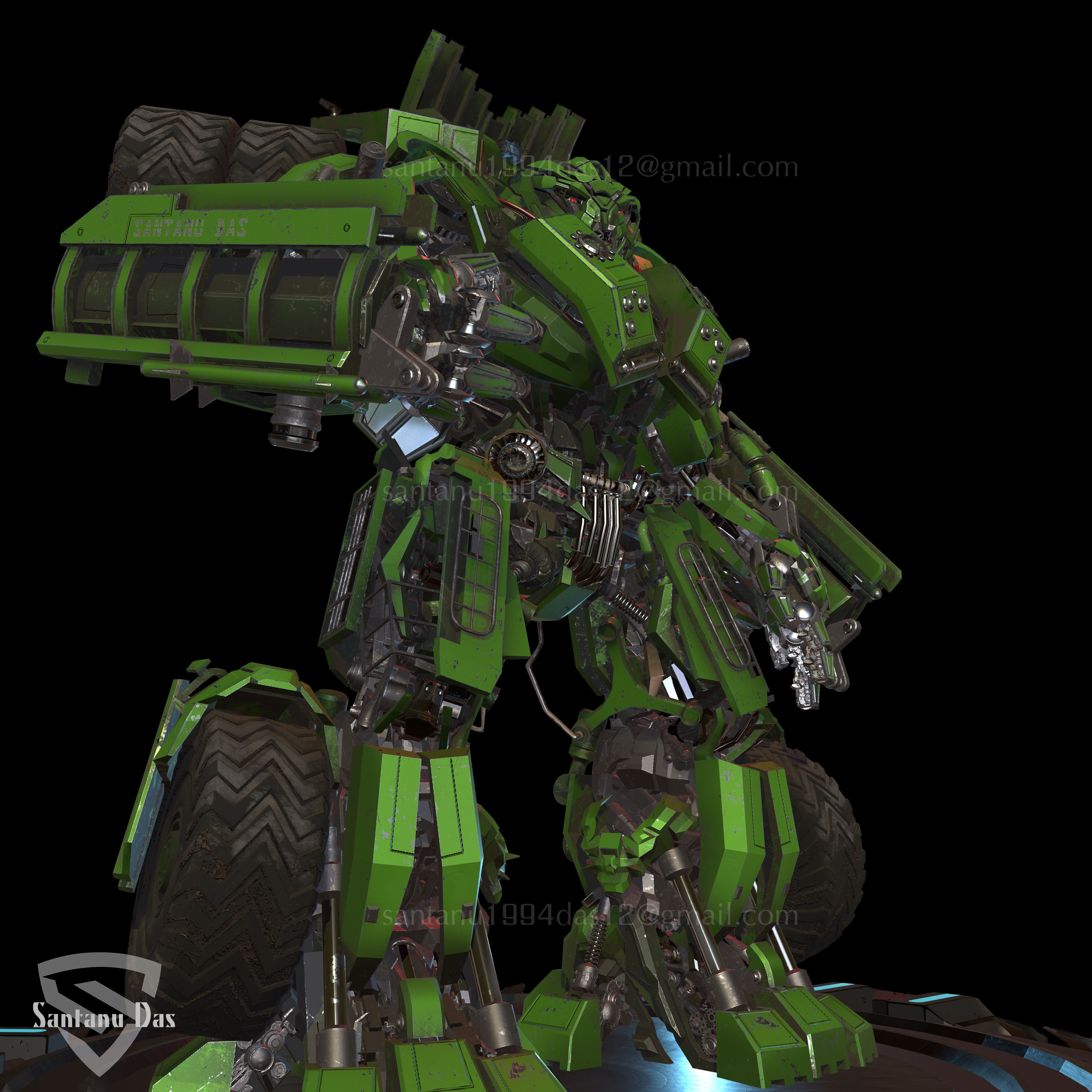 Log Haul Transformers for Animation and Game Low-poly 3D model_16