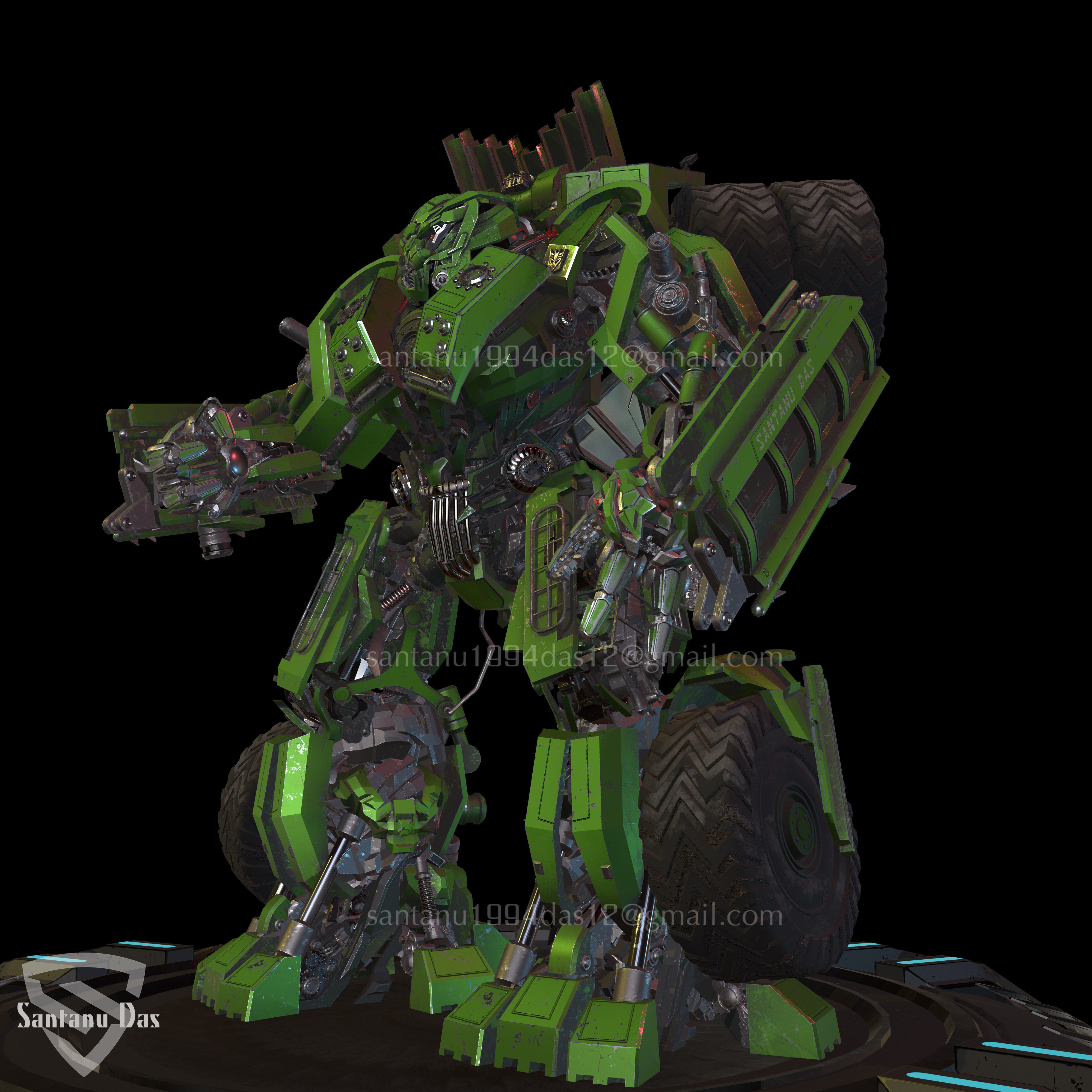 Log Haul Transformers for Animation and Game Low-poly 3D model_9