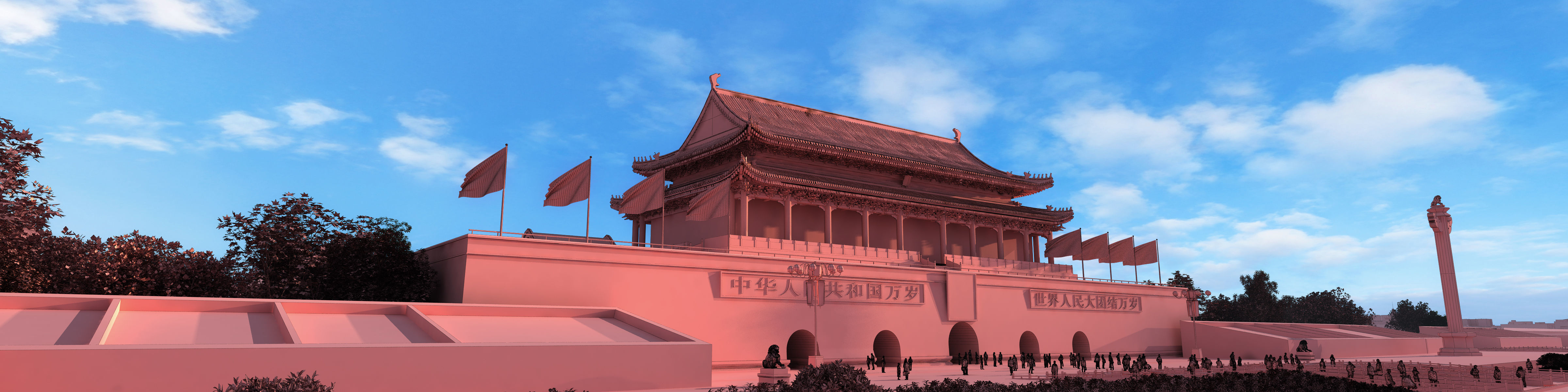 Tiananmen  3D model_5
