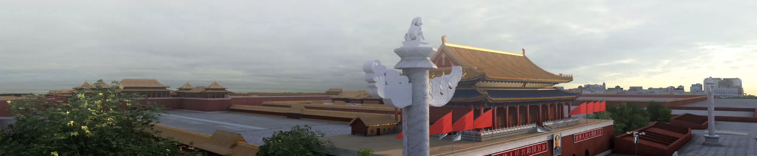 Tiananmen  3D model_6
