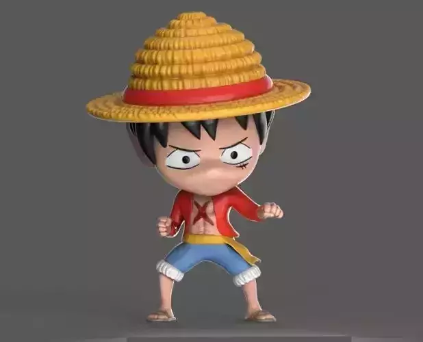 LUFFY CHIBI 3D print model
