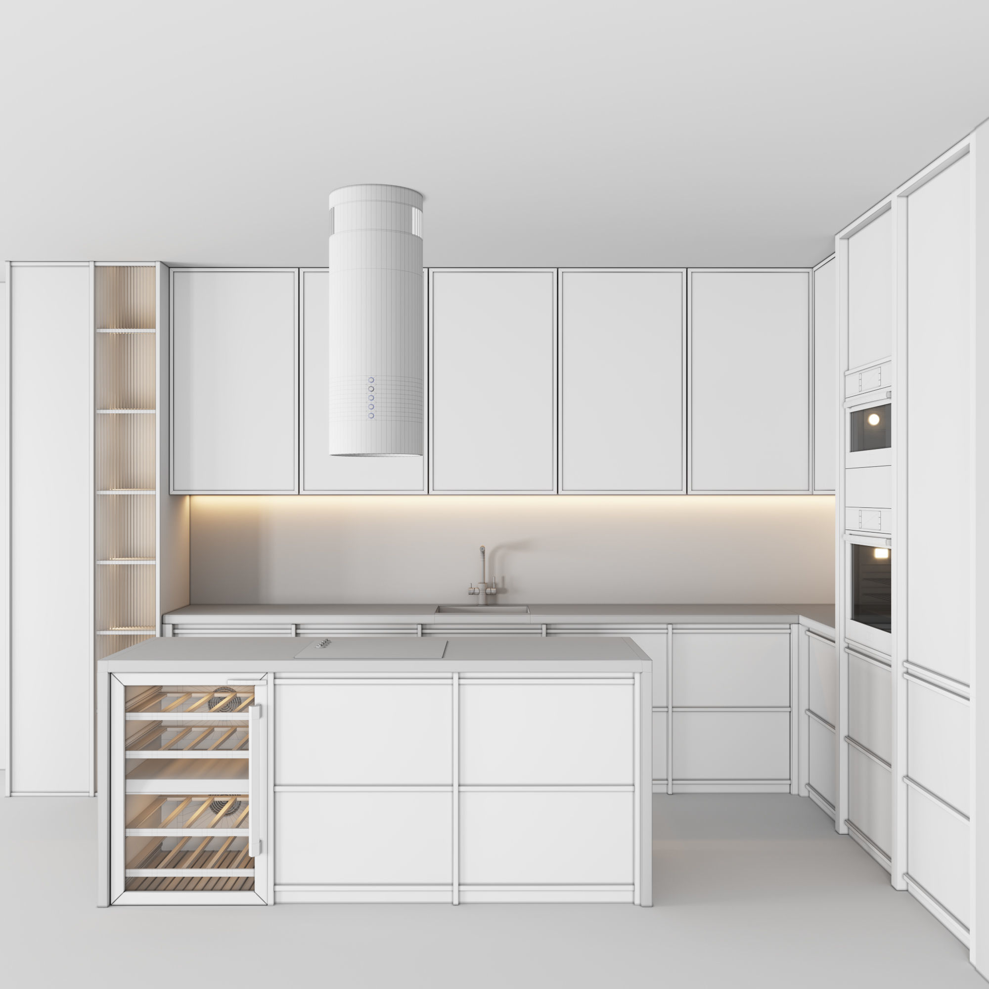 Kitchen 01 3D model_5