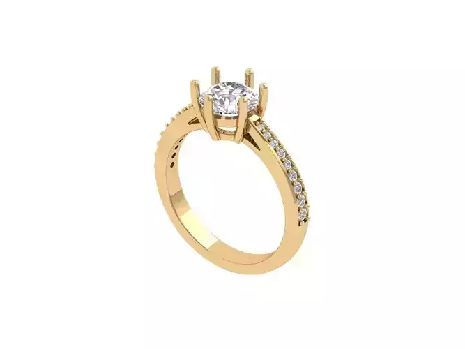 Solitaire Engagement Ring
