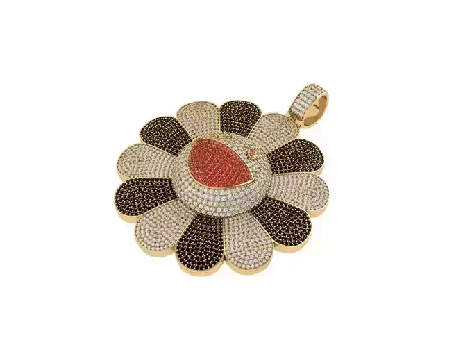 Takashi Murakami FlowerPendant 3D print model