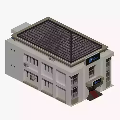 Bank building  3D model