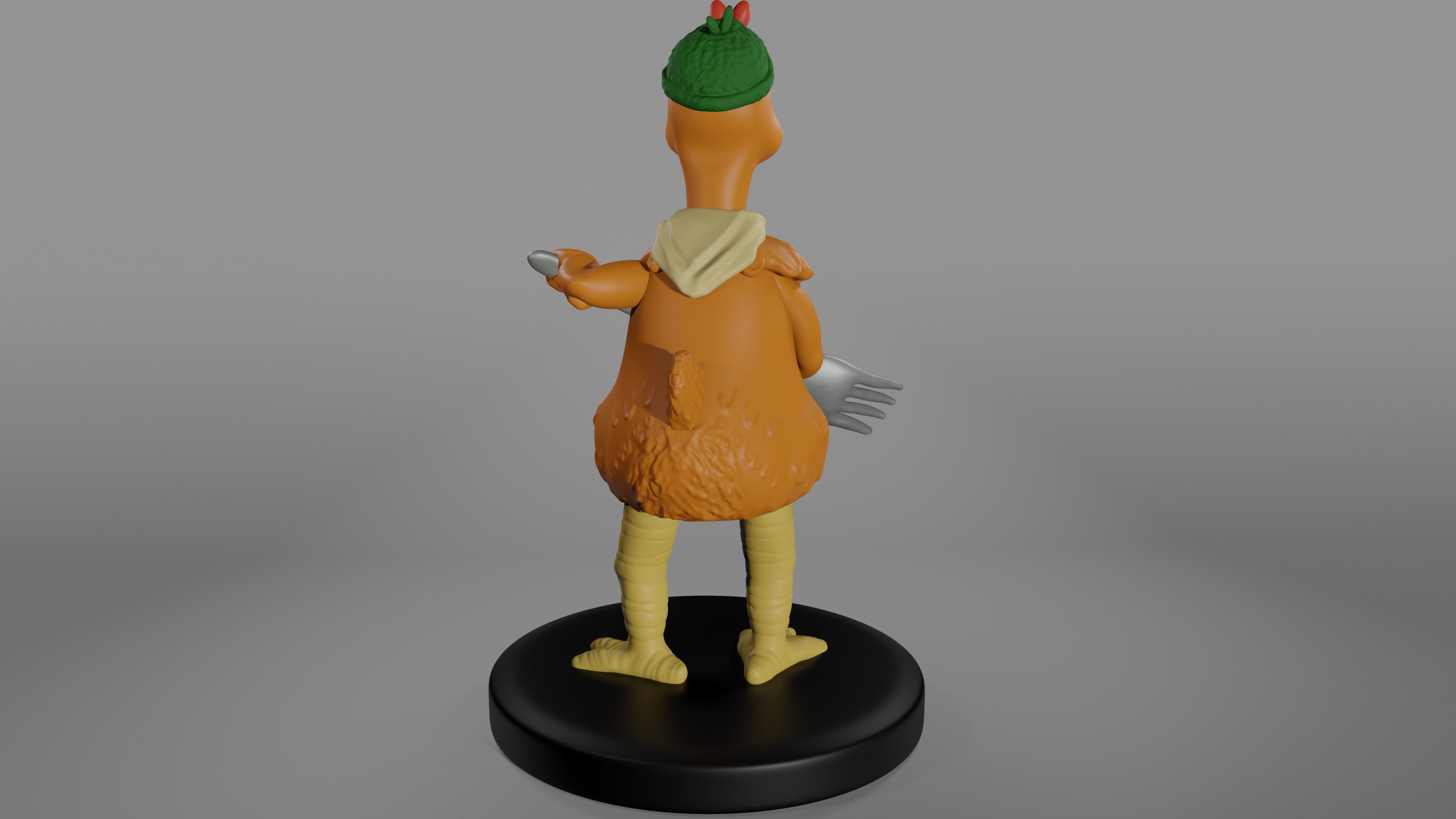 Ginger Chicken Run 3D print model_2