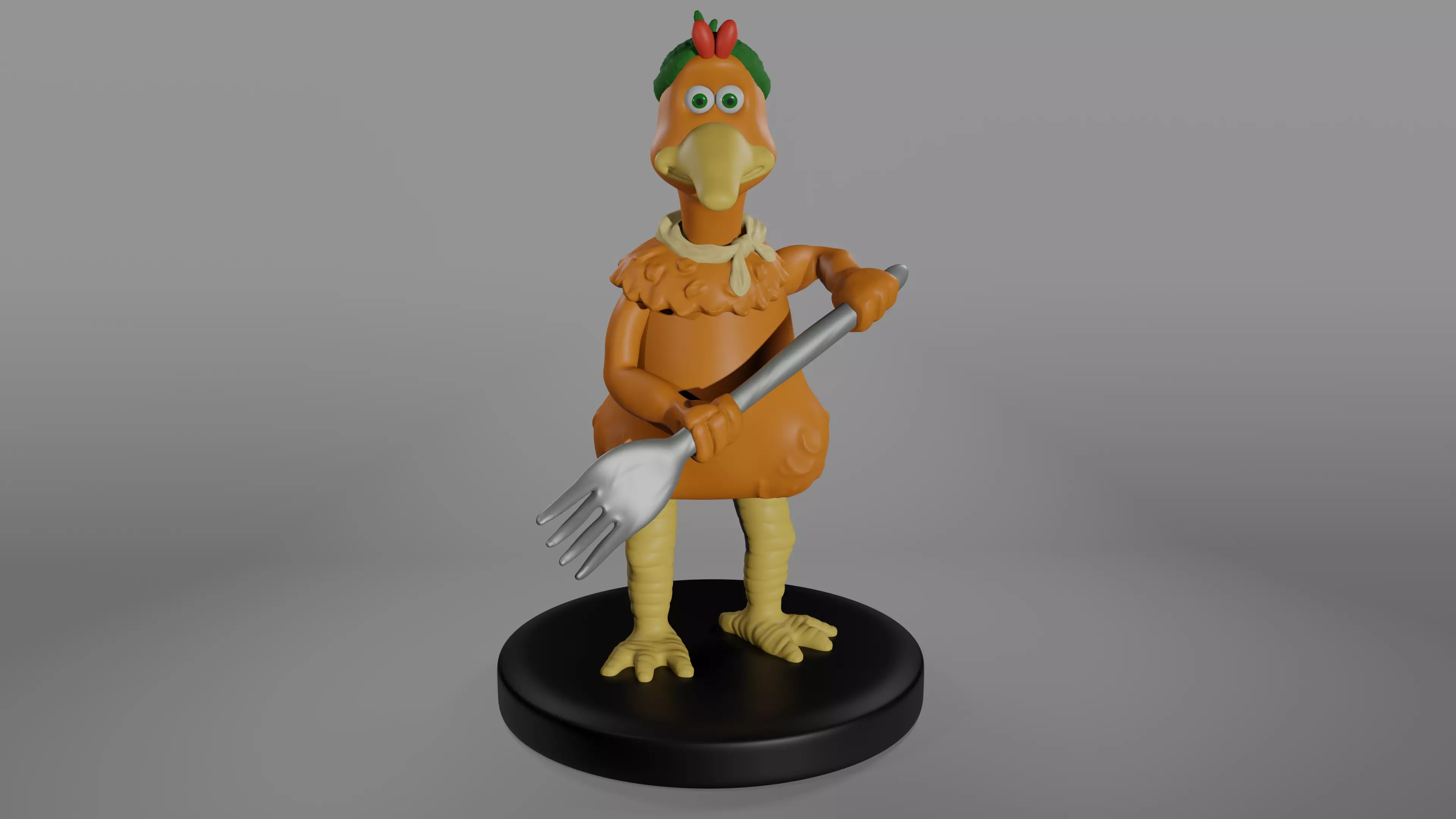 Ginger Chicken Run 3D print model_0