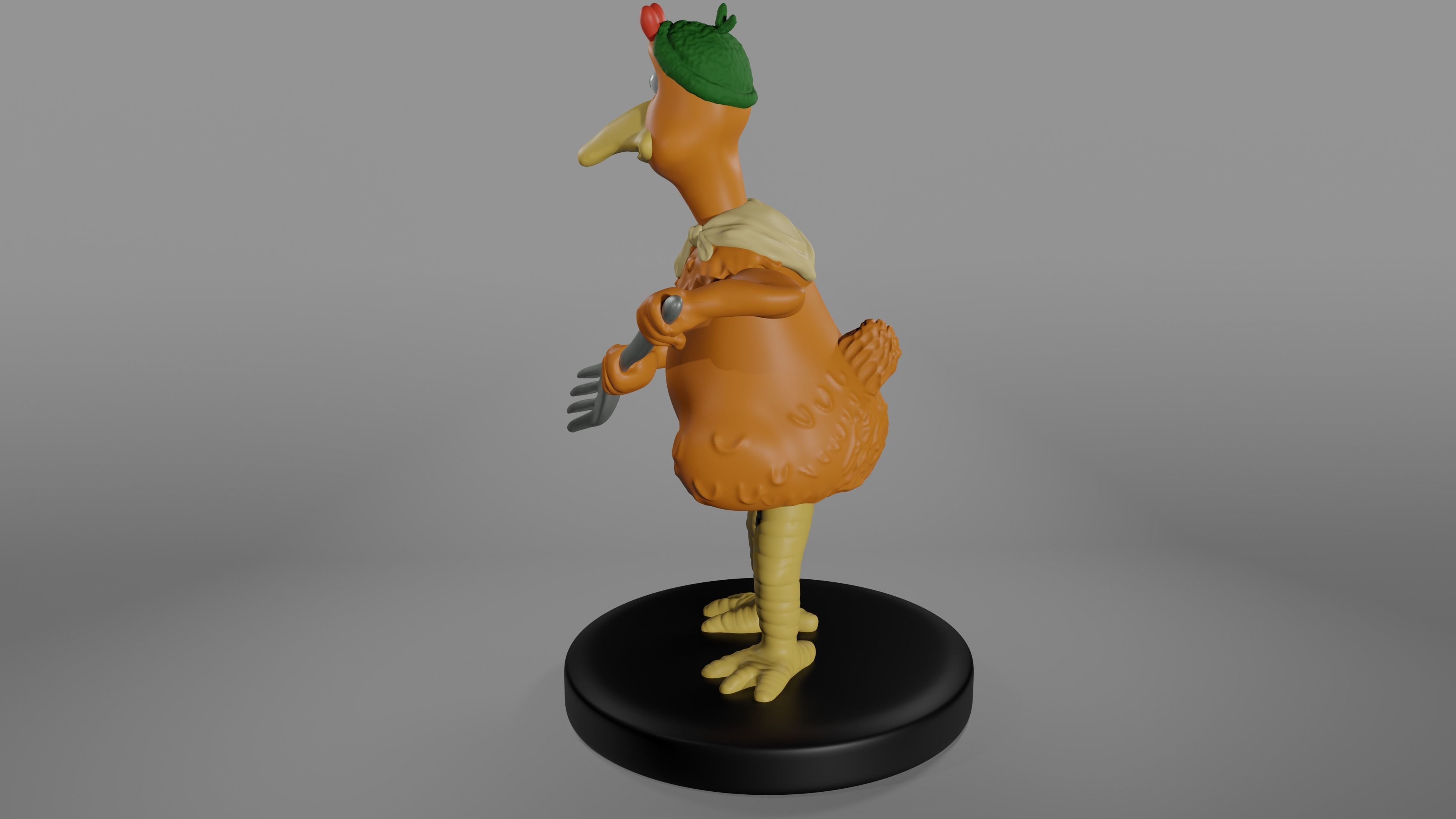 Ginger Chicken Run 3D print model_1