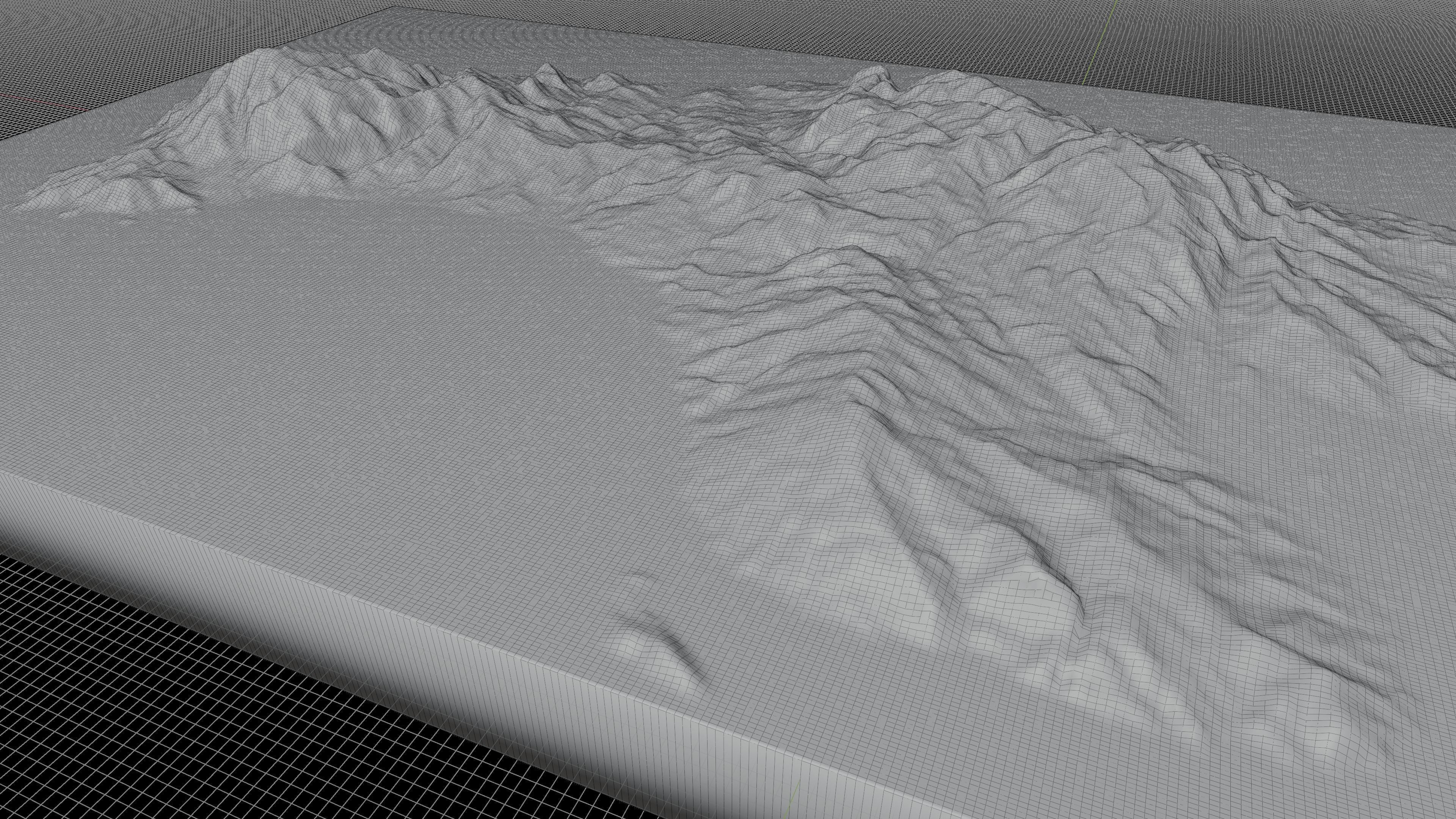 Samos island full 3d model terrain 3D model_13