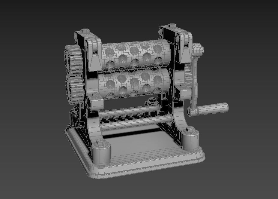 Stylized Candy Drop Roller Low-poly 3D model_12