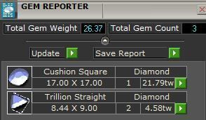 Cushion 3 Stone Solitaire Art deco Ring 3D print model_12