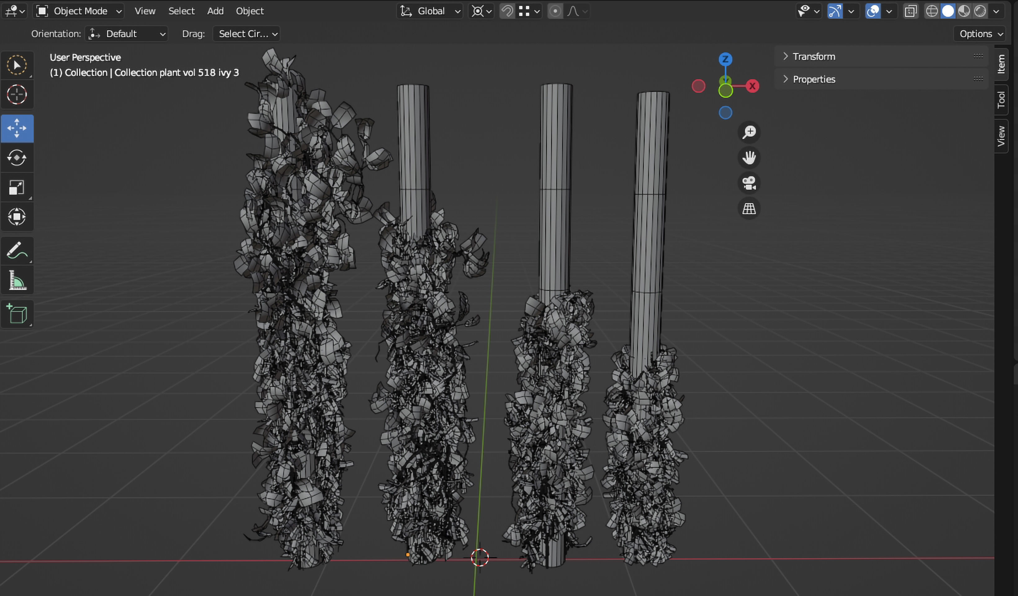 Collection plant vol 518 - blender model 3D model_7