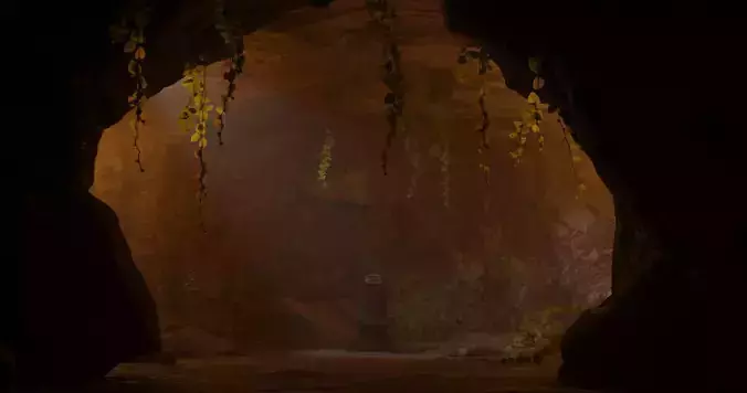 Cave Nature Scene 
