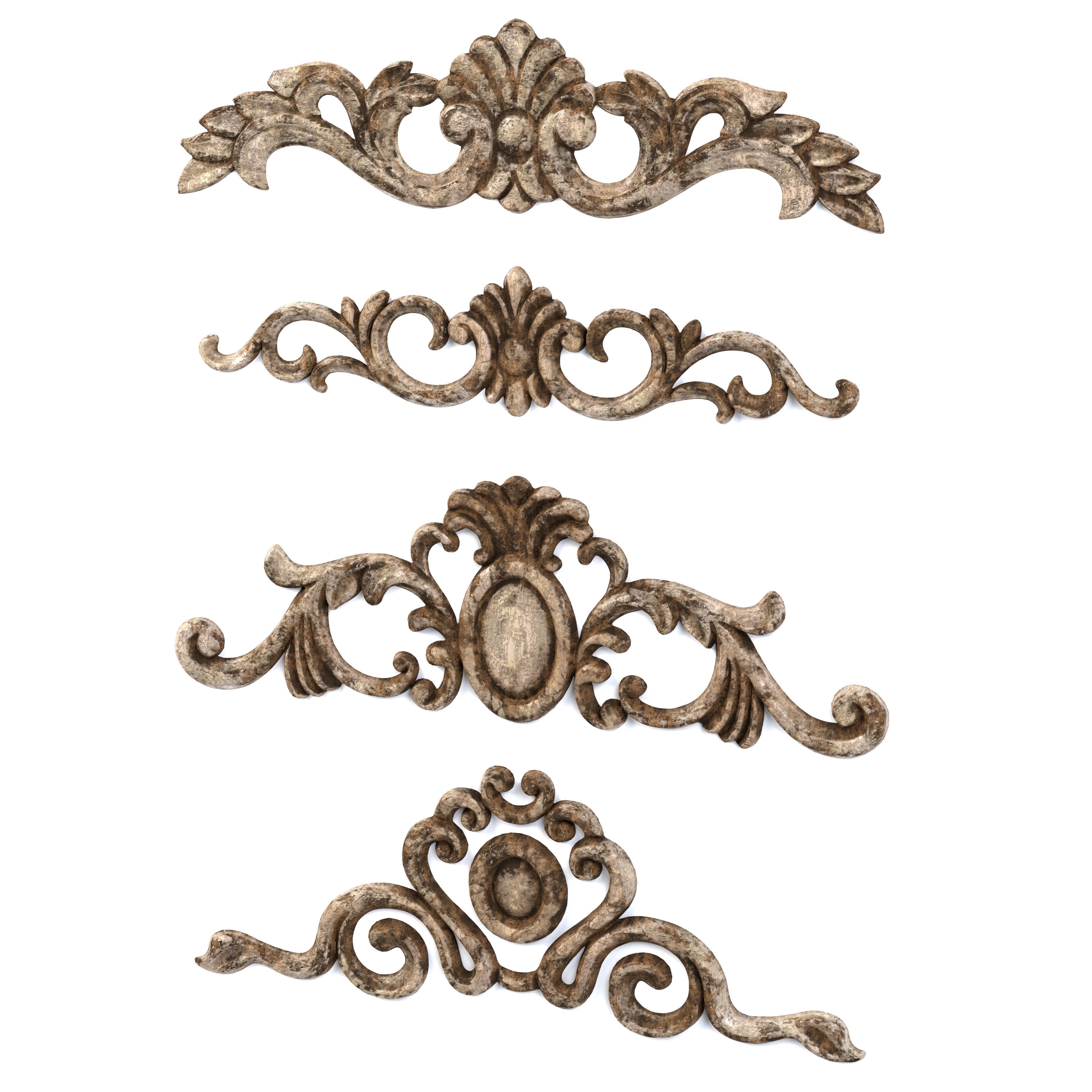 4 Low-Poly Ornament Vol 08-4 Low-poly 3D model_4