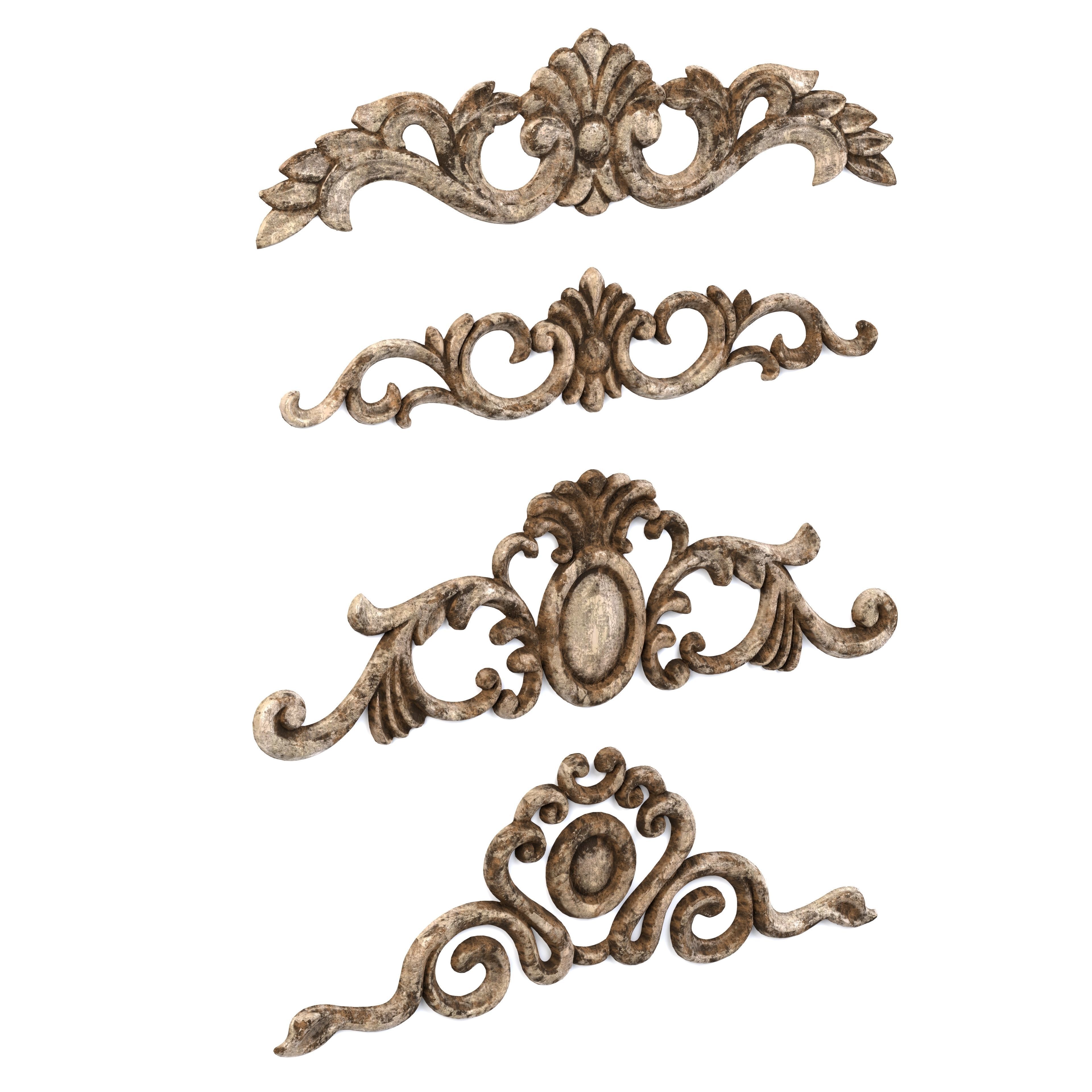 4 Low-Poly Ornament Vol 08-4 Low-poly 3D model_3