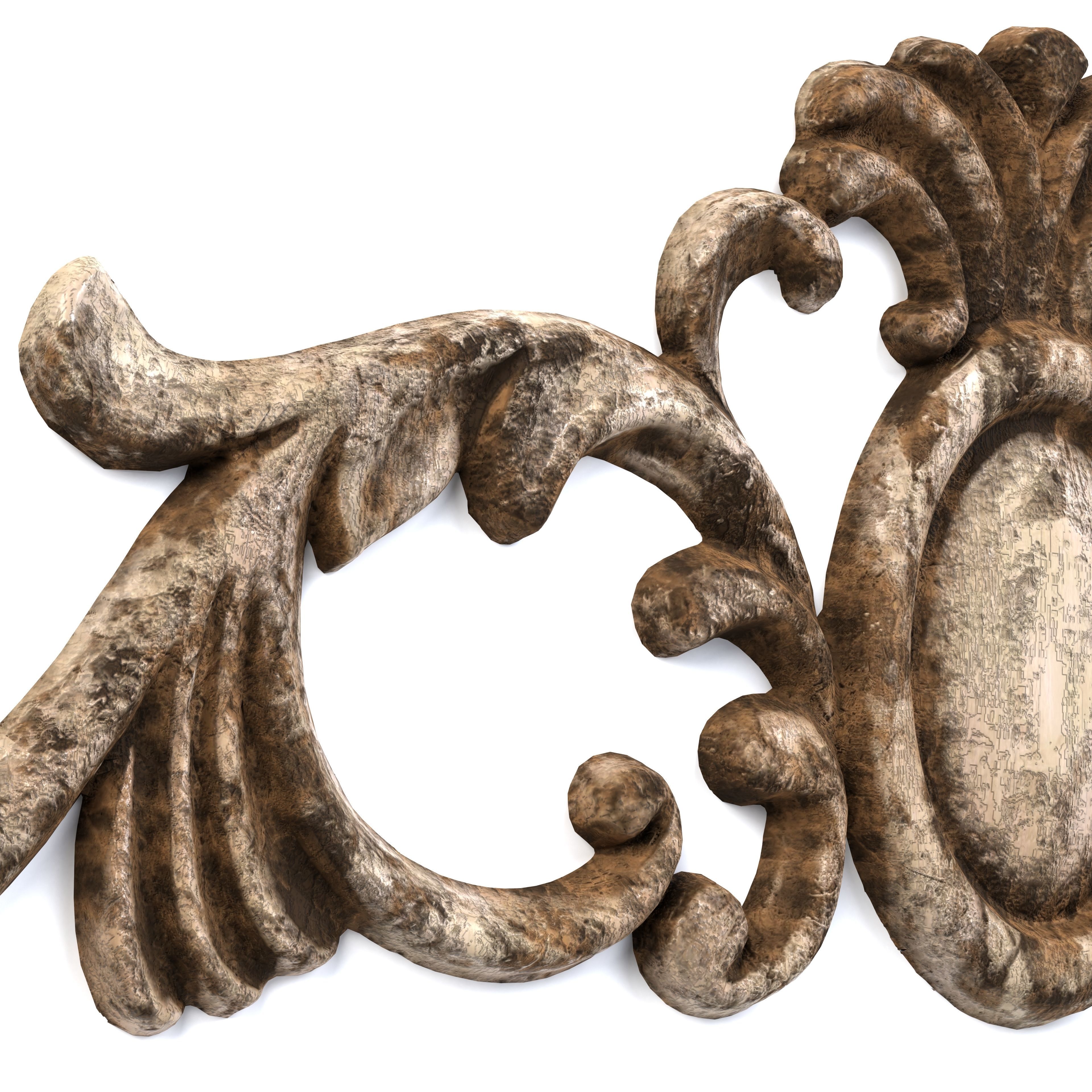 4 Low-Poly Ornament Vol 08-4 Low-poly 3D model_2