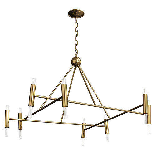 Emily 16 Light Chandelier Low-poly 3D model