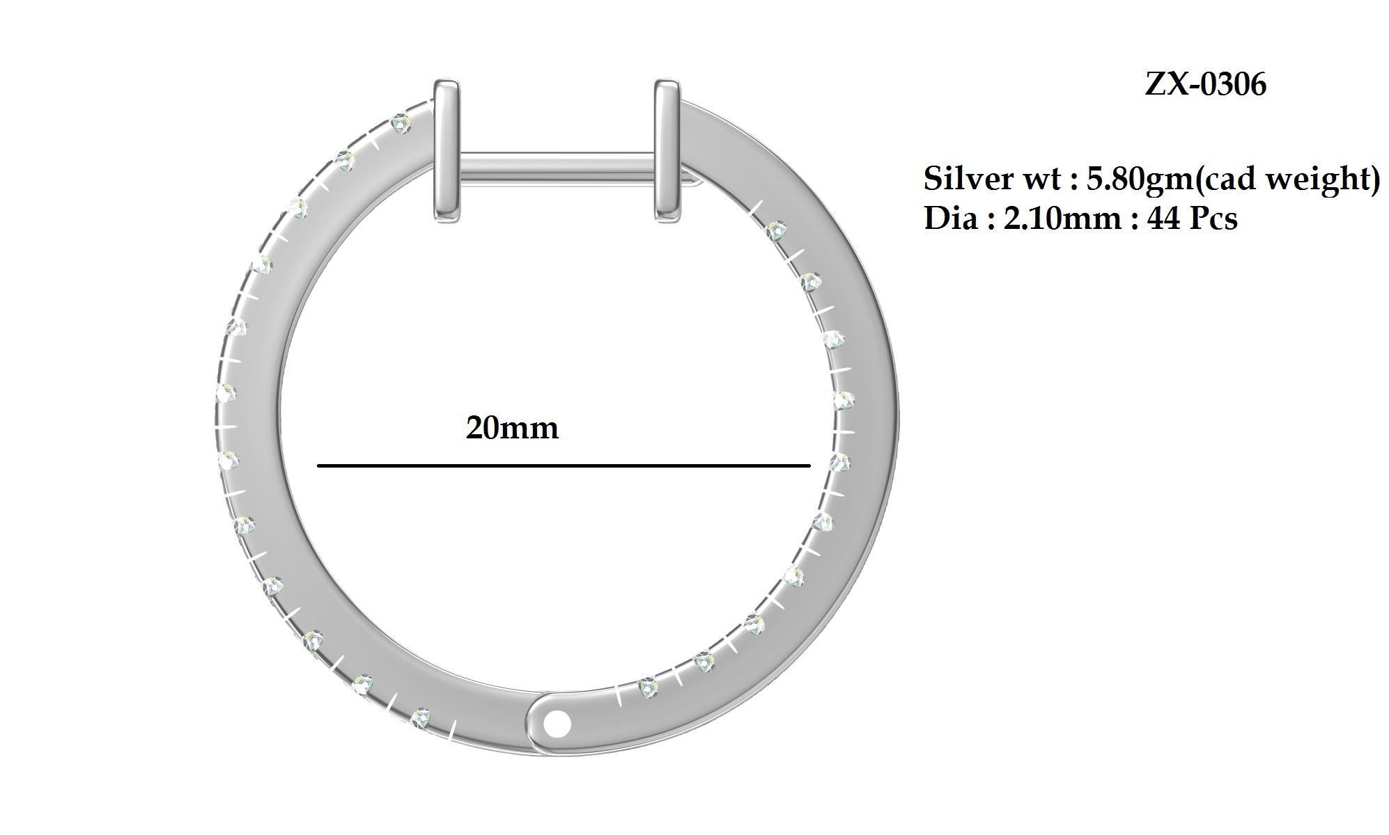 Antiq Earing 3D print model_4