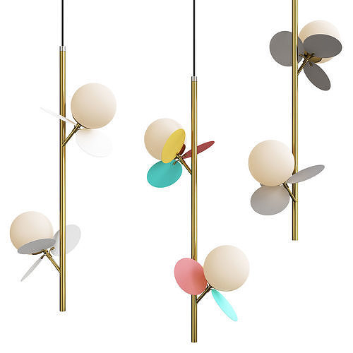 Matisse Pendant Double Low-poly 3D model