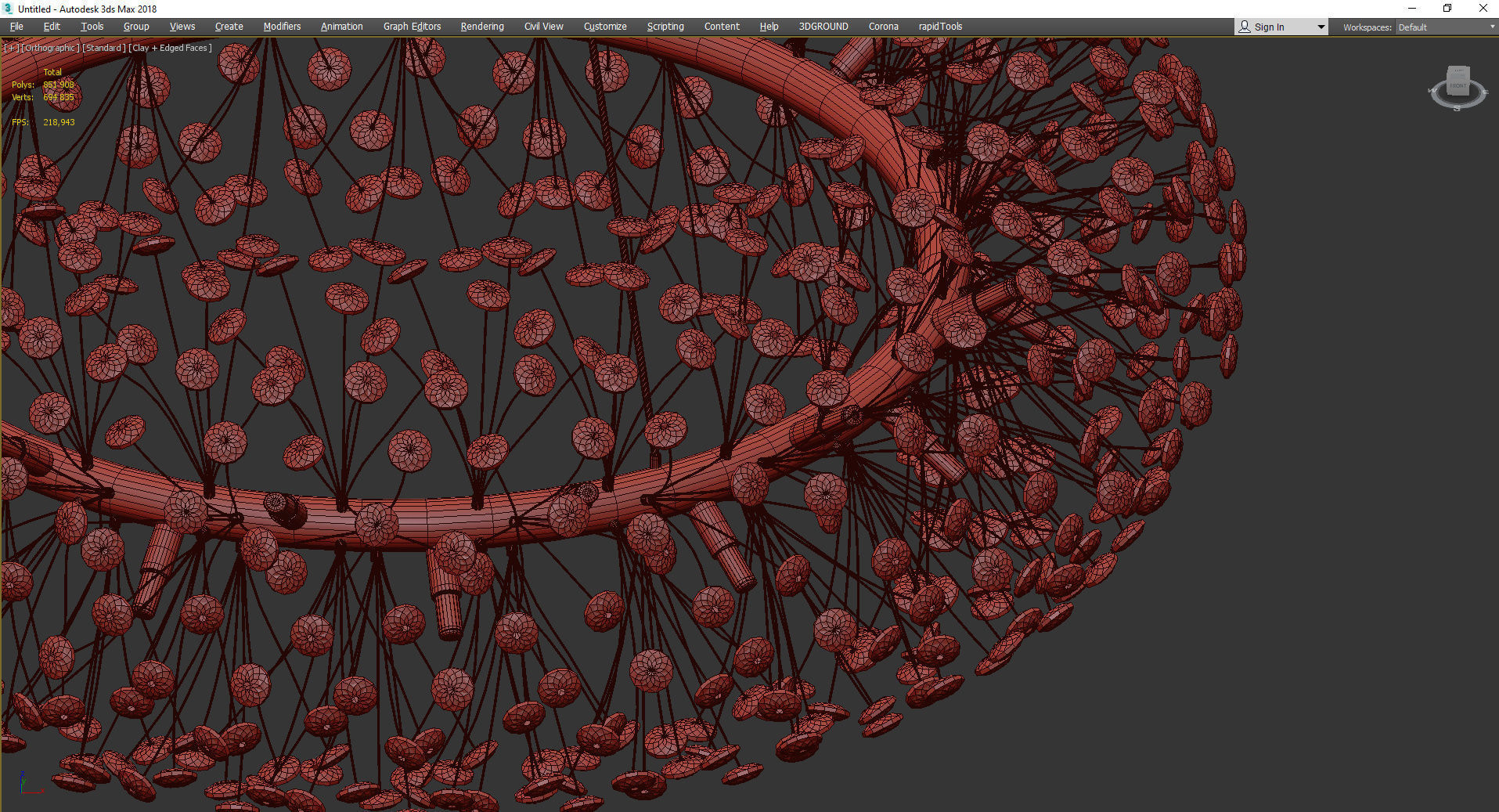 LUX MODERN GRIB Low-poly 3D model_5